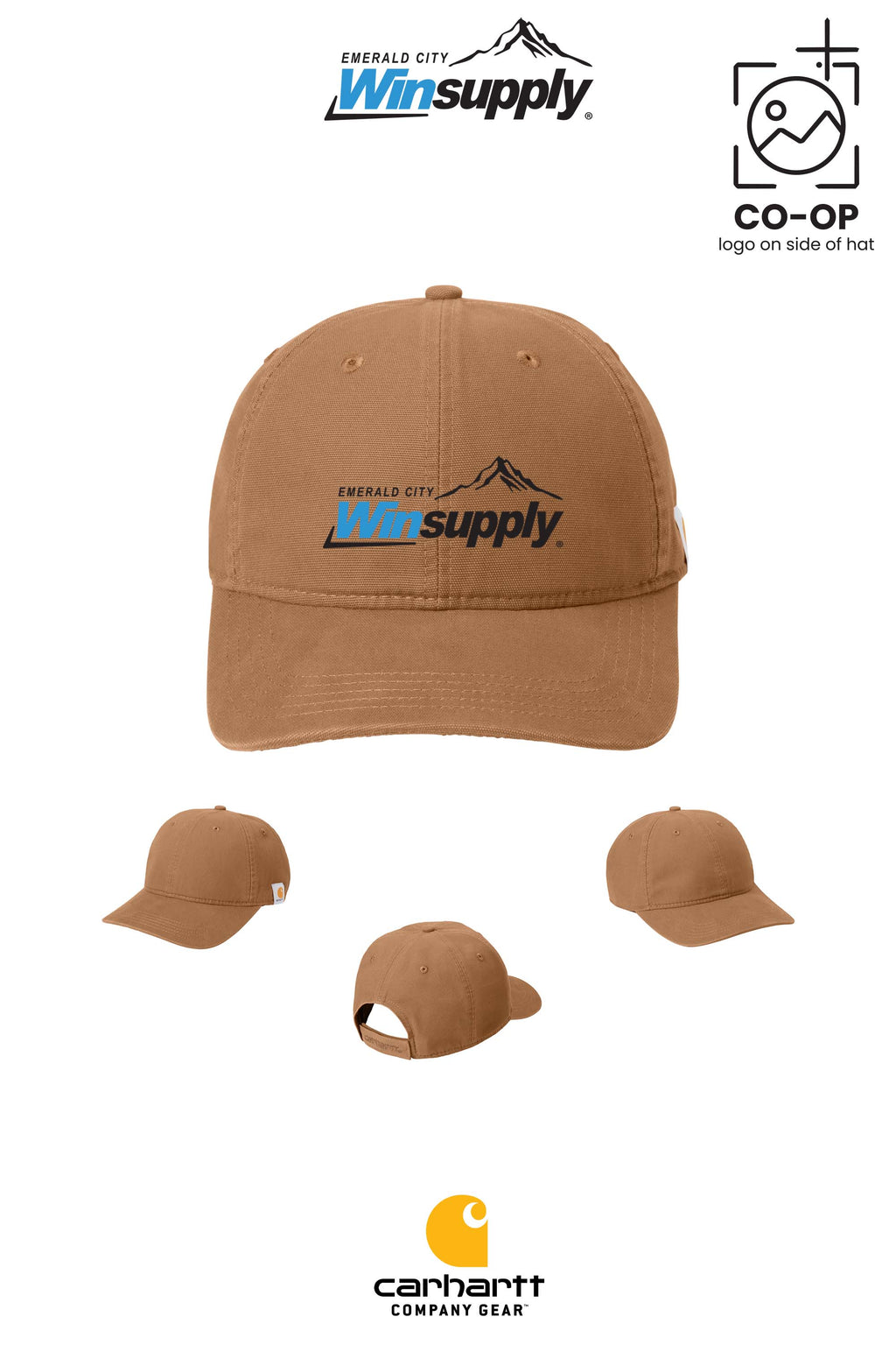 Carhartt® Cotton Canvas Cap - Winsupply Emerald City