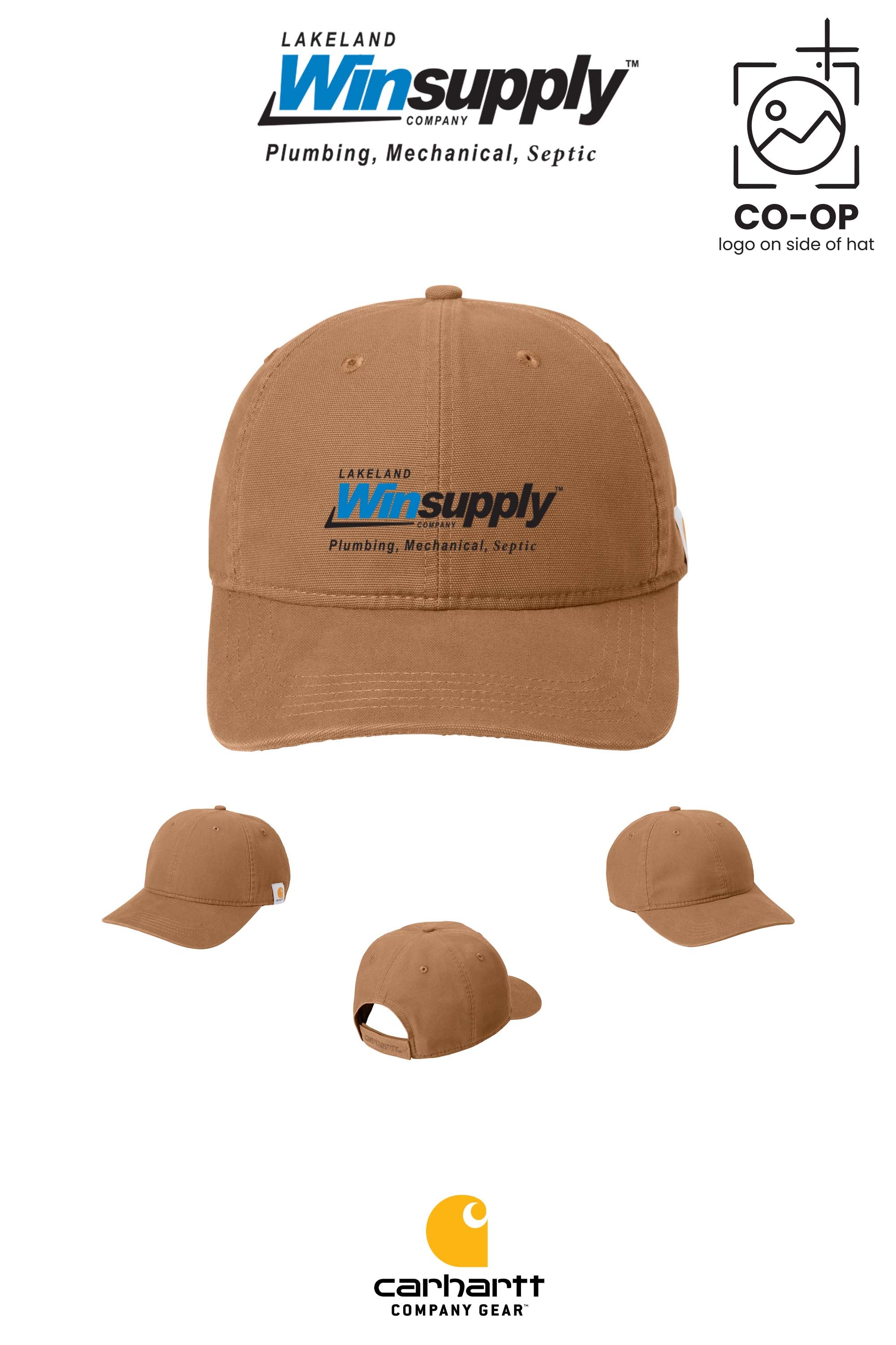 Carhartt® Cotton Canvas Cap - Lakeland Winsupply