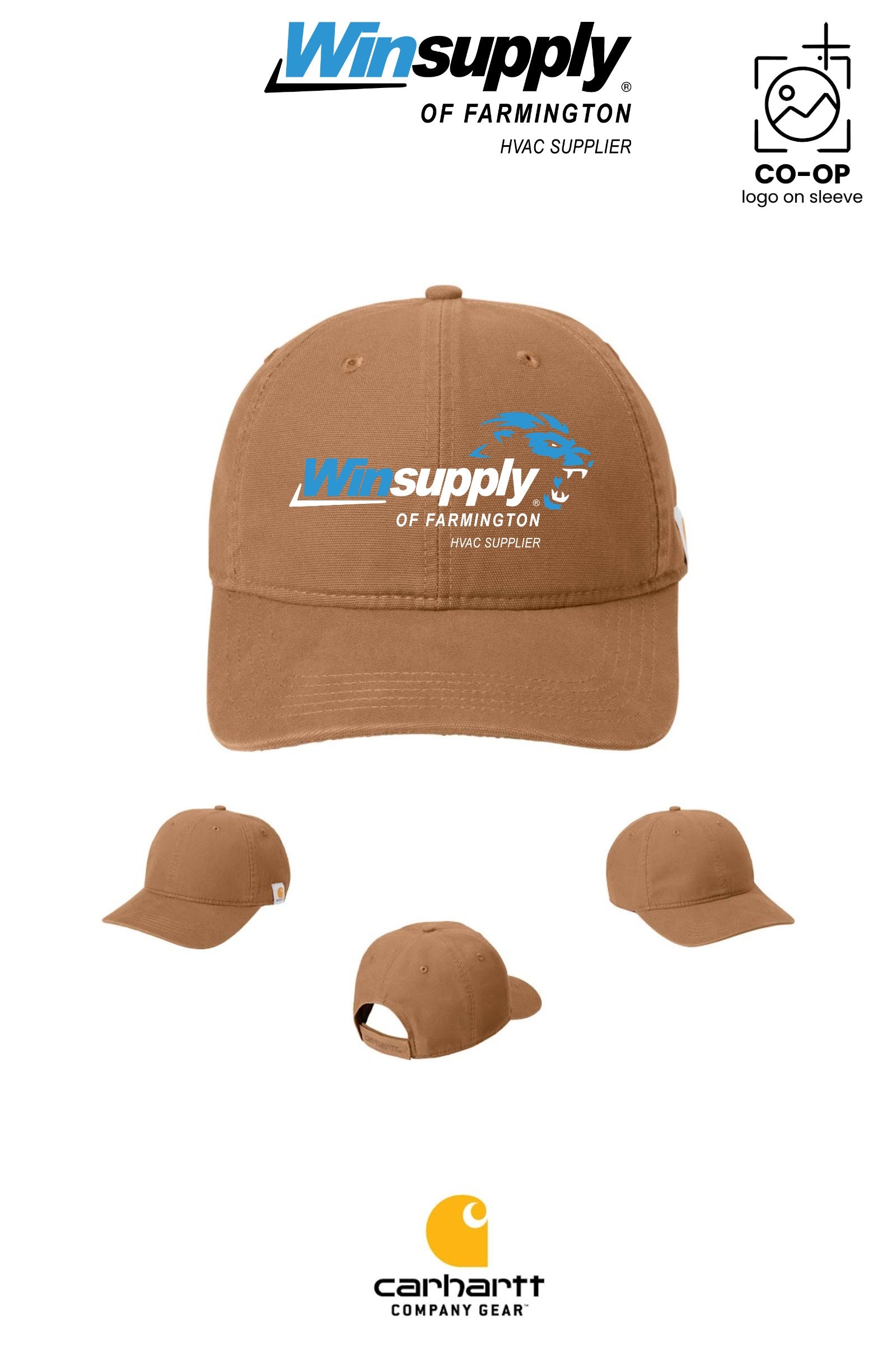 Carhartt® Cotton Canvas Cap - Winsupply of Farmington