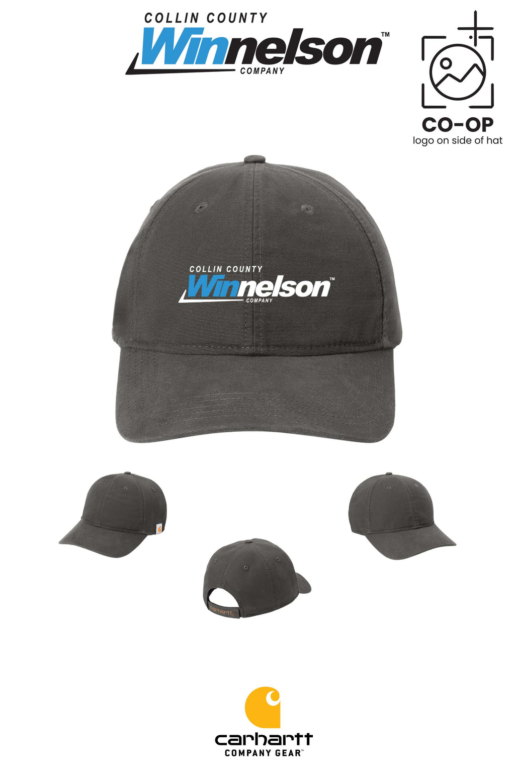 Carhartt® Cotton Canvas Cap - Collin County Winnelson
