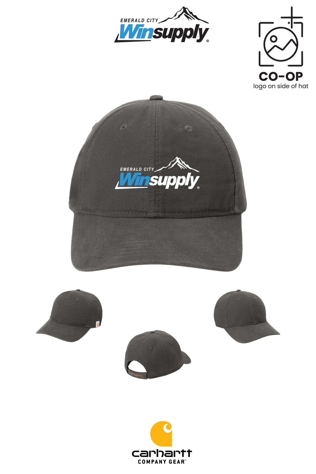 Carhartt® Cotton Canvas Cap - Winsupply Emerald City