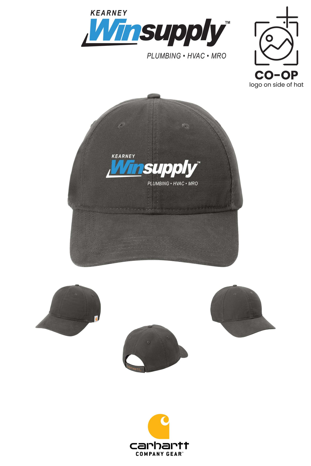 Carhartt® Cotton Canvas Cap - Kearney Winsupply