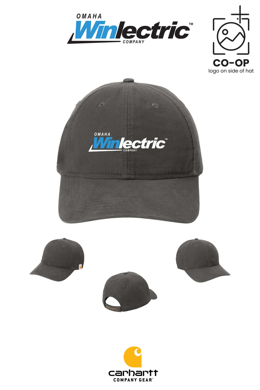 Carhartt® Cotton Canvas Cap - Omaha Winlectric