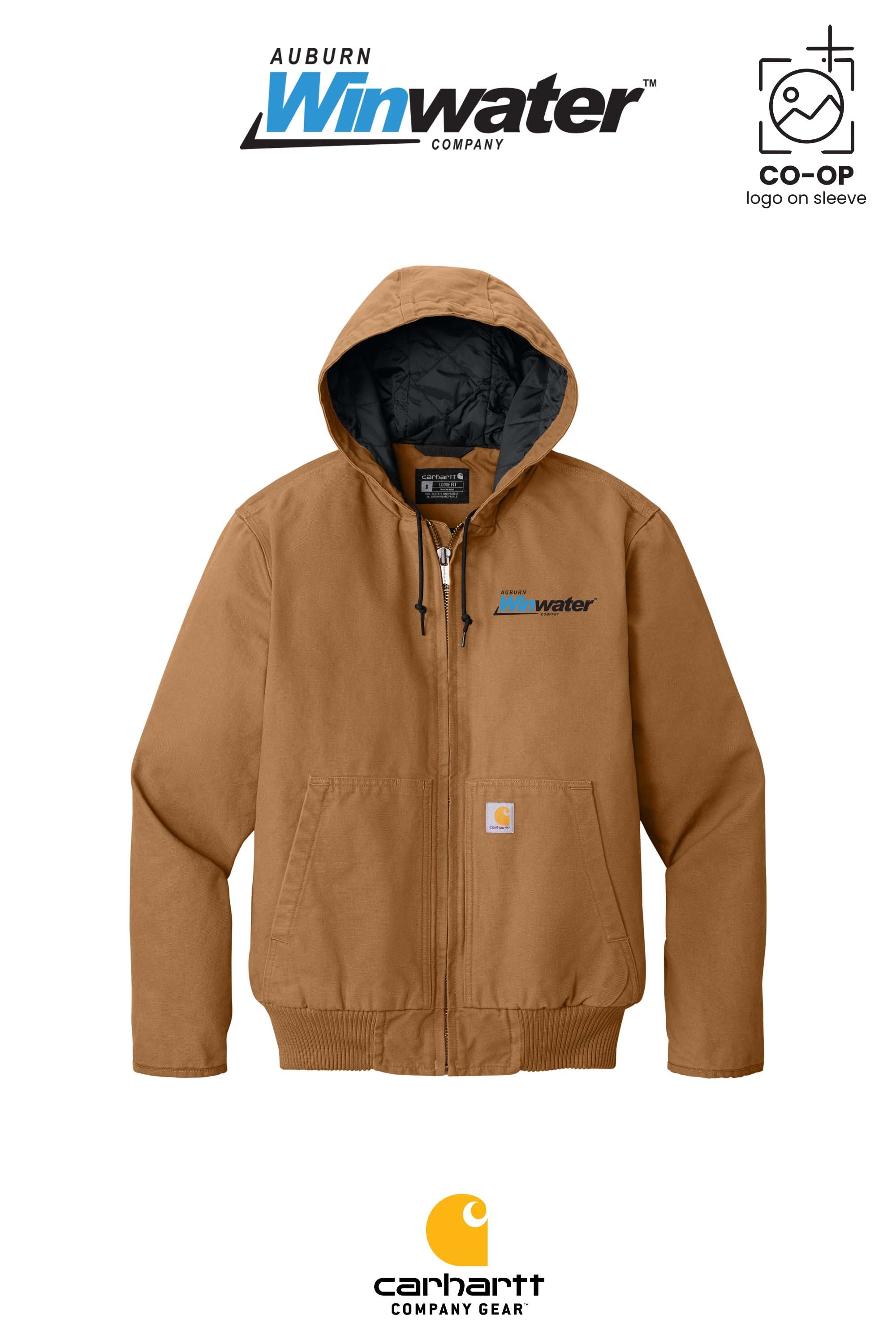 Carhartt® Washed Duck Active Jac - Auburn Winwater