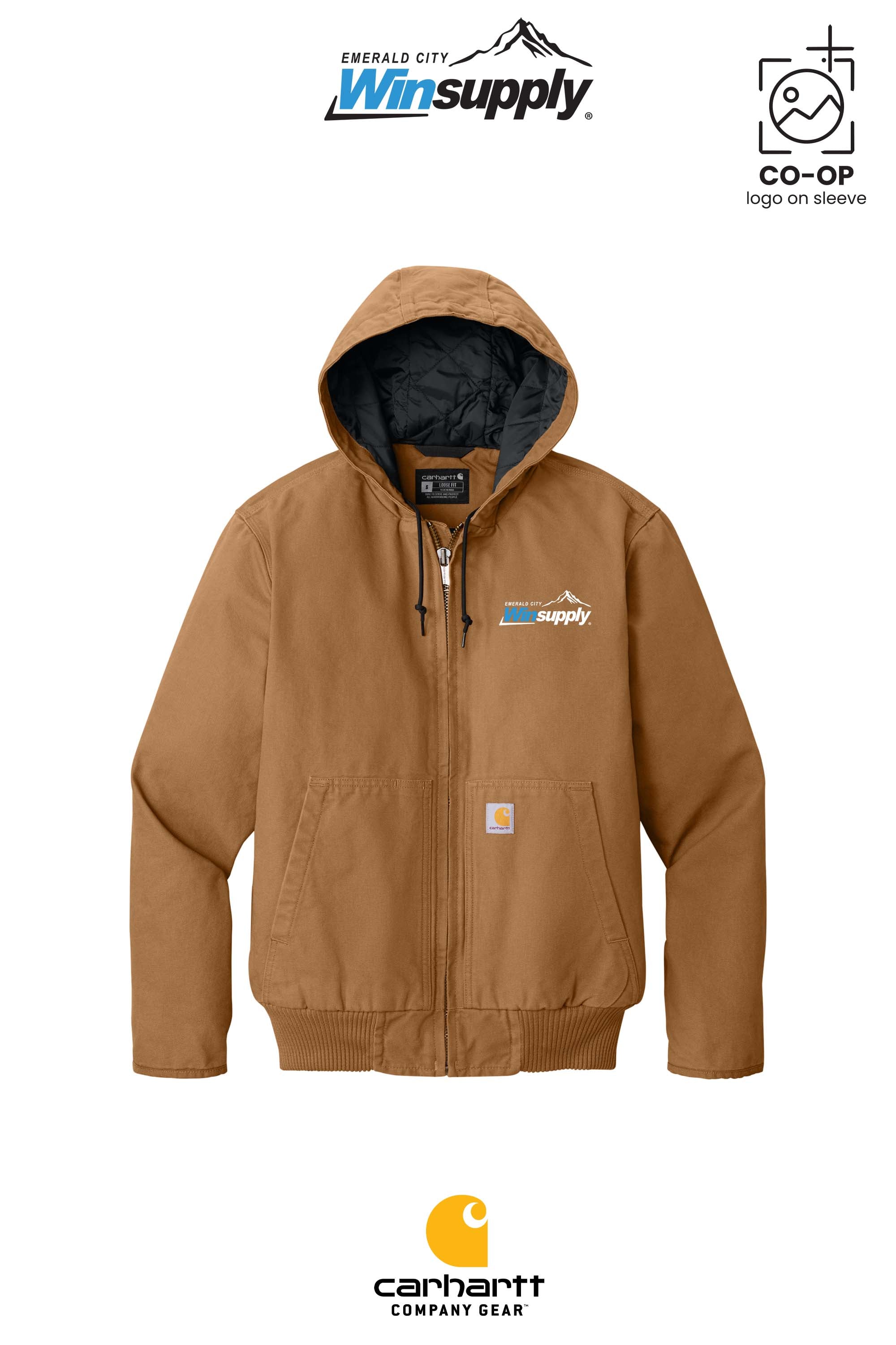Carhartt® Washed Duck Active Jac - Winsupply Emerald City