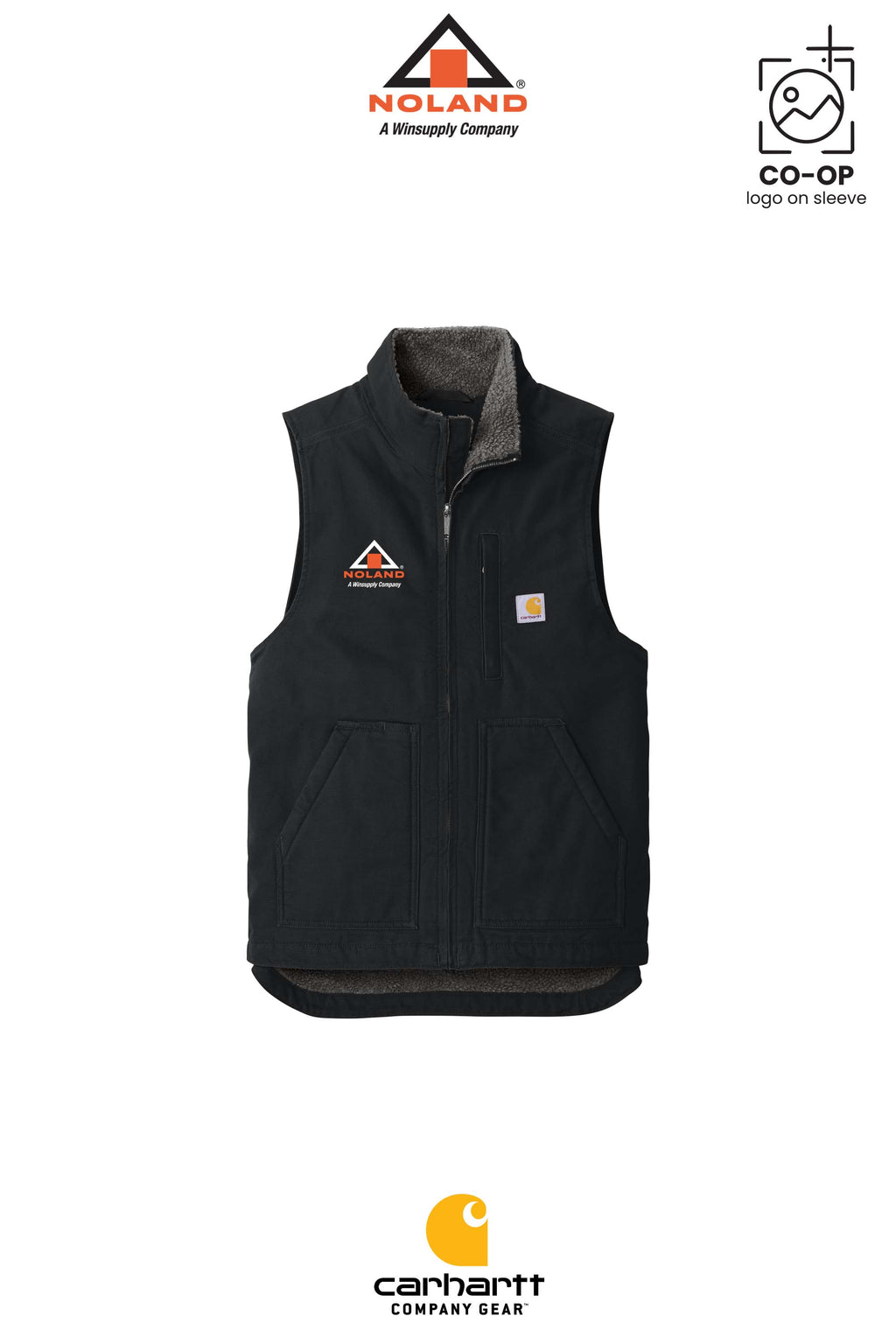 Carhartt® Sherpa-Lined Mock Neck Vest - Noland of Augusta GA