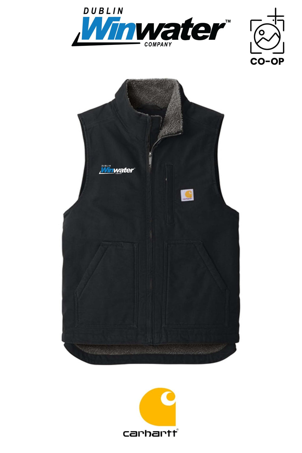 Carhartt® Sherpa-Lined Mock Neck Vest - Dublin Winwater