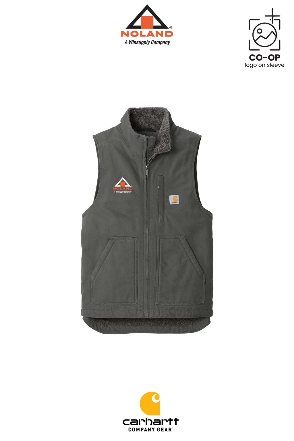 Carhartt® Sherpa-Lined Mock Neck Vest - Noland of Augusta GA