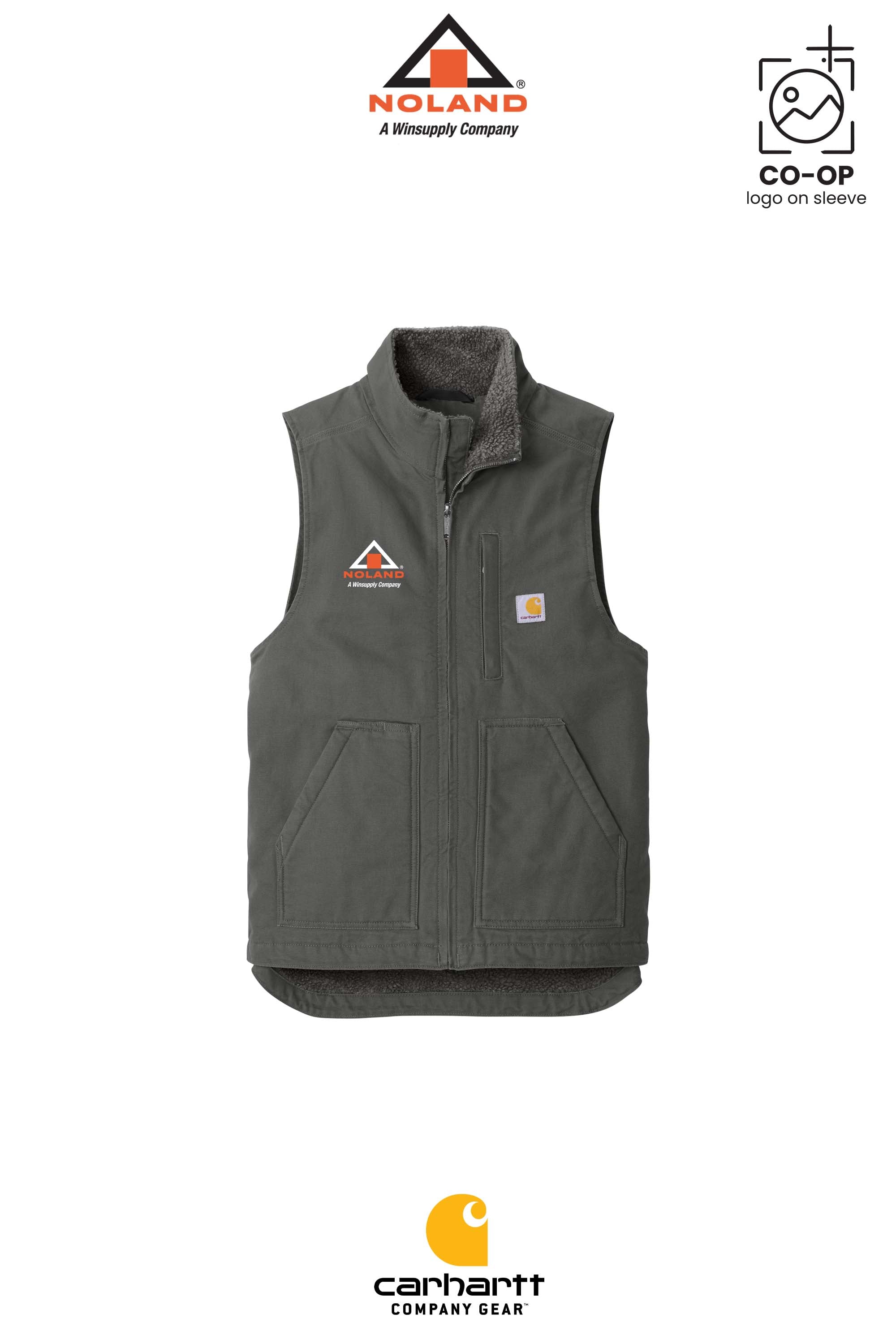 Carhartt® Sherpa-Lined Mock Neck Vest - Noland of Augusta GA