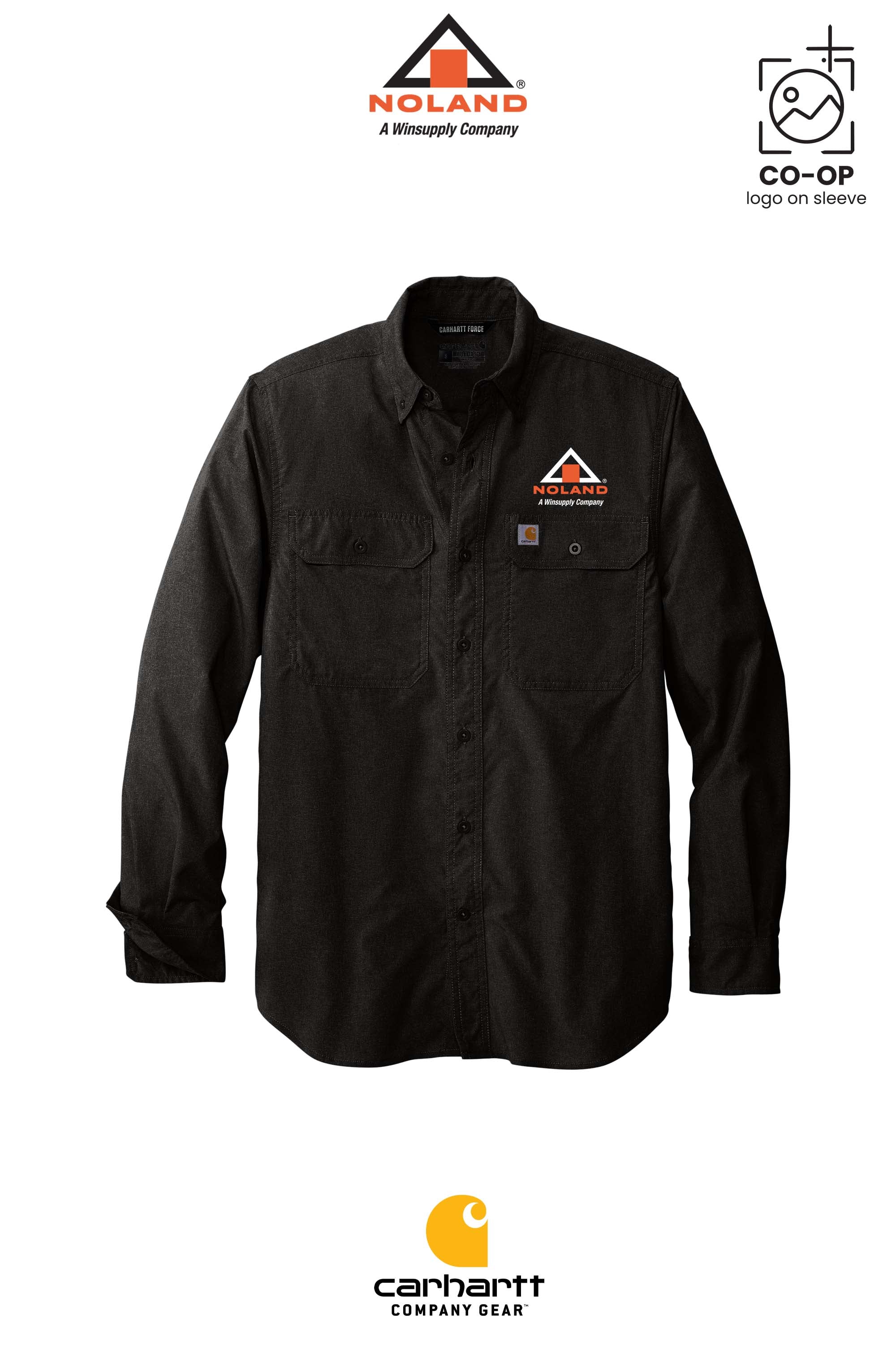 Carhartt Force® Solid Long Sleeve Shirt - Noland of Augusta GA