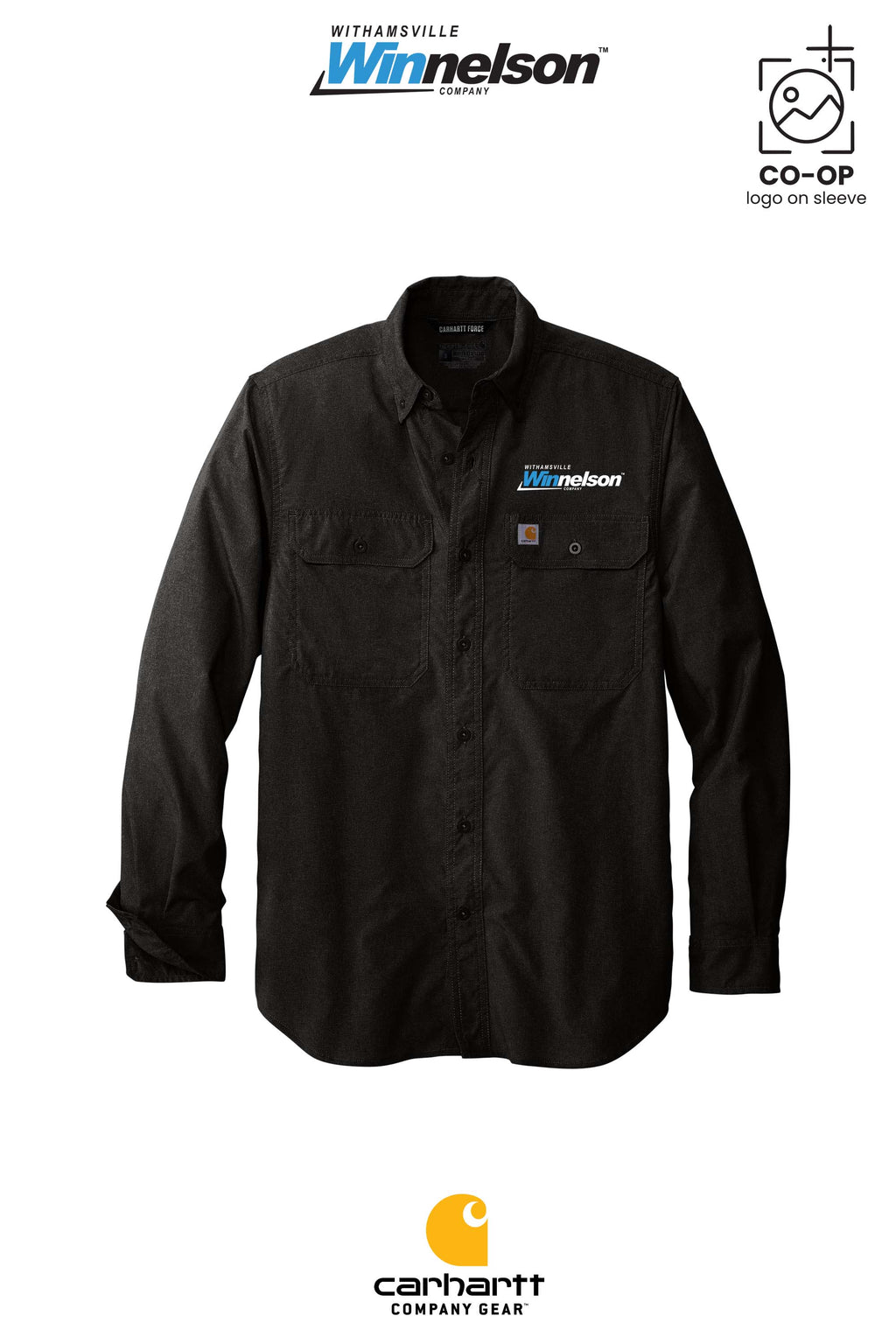 Carhartt Force® Solid Long Sleeve Shirt - Withamsville Winnelson