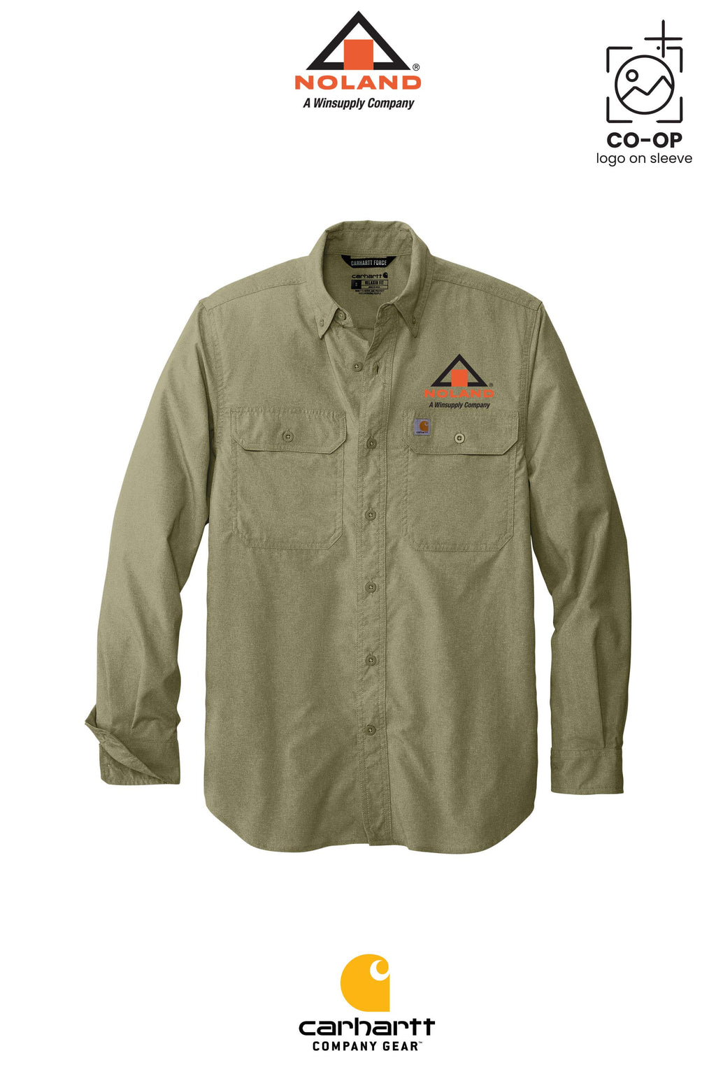 Carhartt Force® Solid Long Sleeve Shirt - Noland of Augusta GA