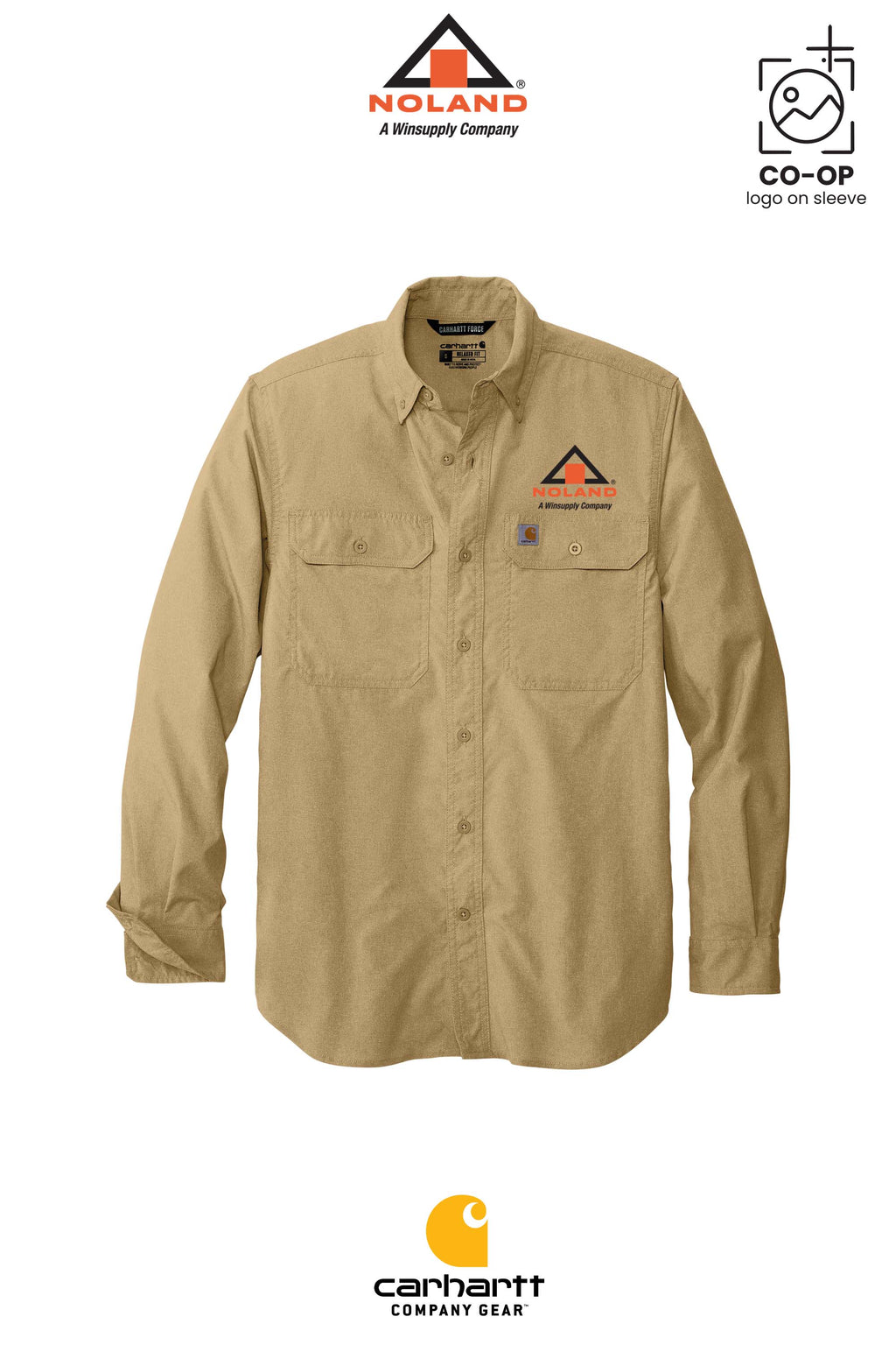 Carhartt Force® Solid Long Sleeve Shirt - Noland of Augusta GA