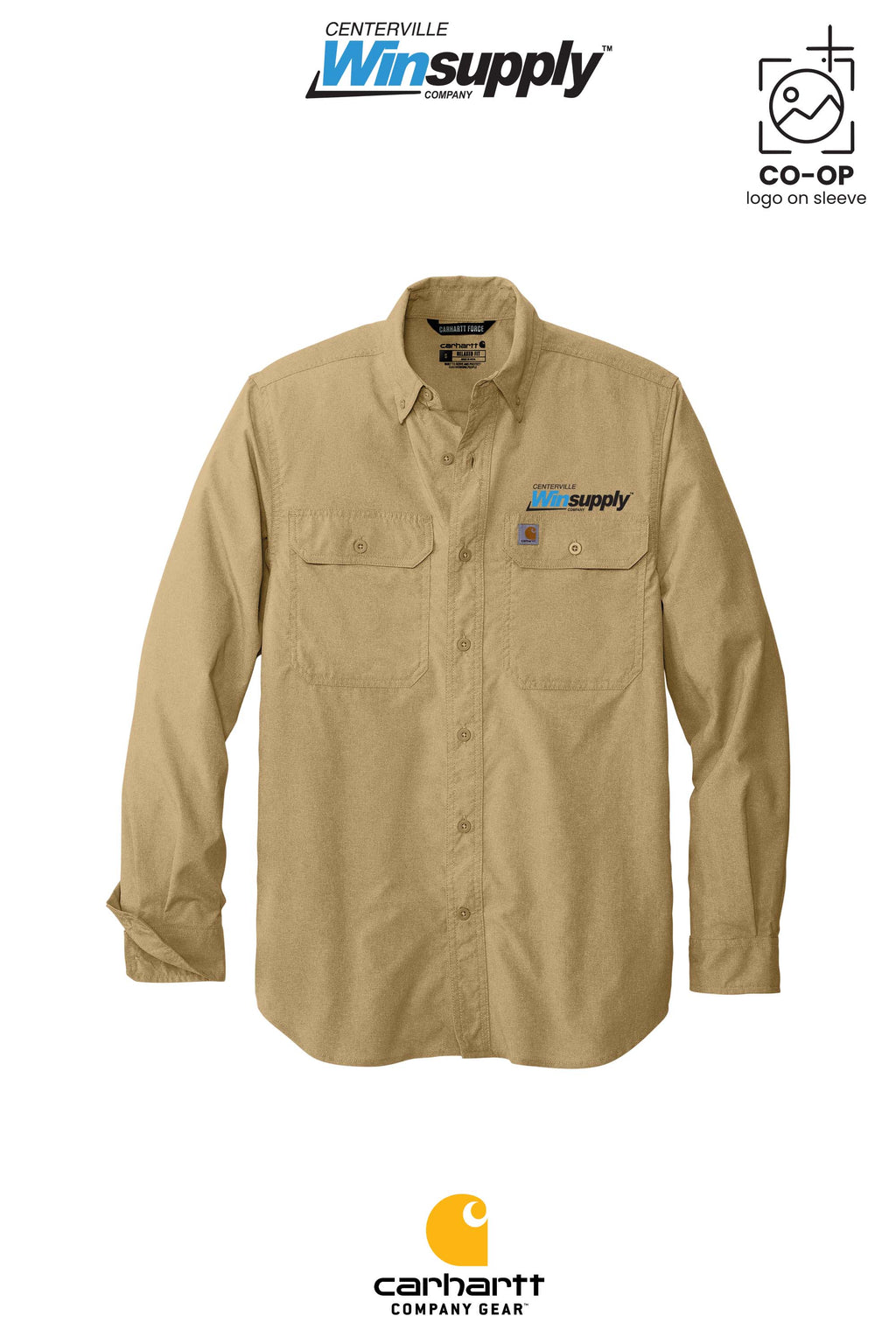 Carhartt Force® Solid Long Sleeve Shirt - Winsupply Centerville OH