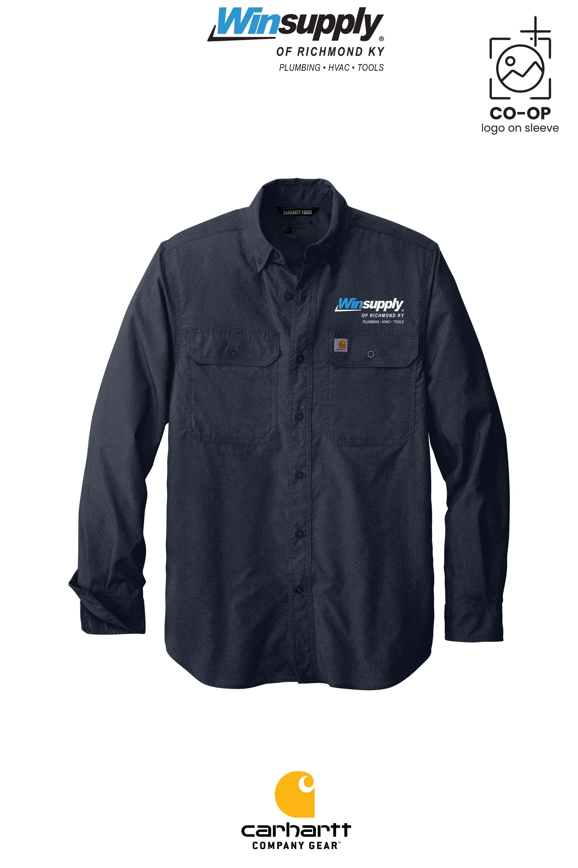 Carhartt Force® Solid Long Sleeve Shirt - Winsupply of Richmond KY