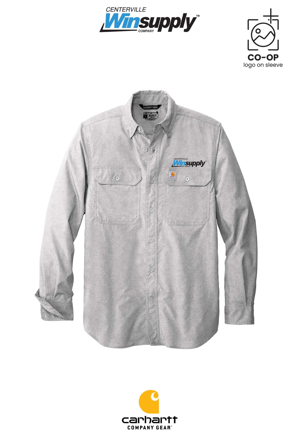 Carhartt Force® Solid Long Sleeve Shirt - Winsupply Centerville OH