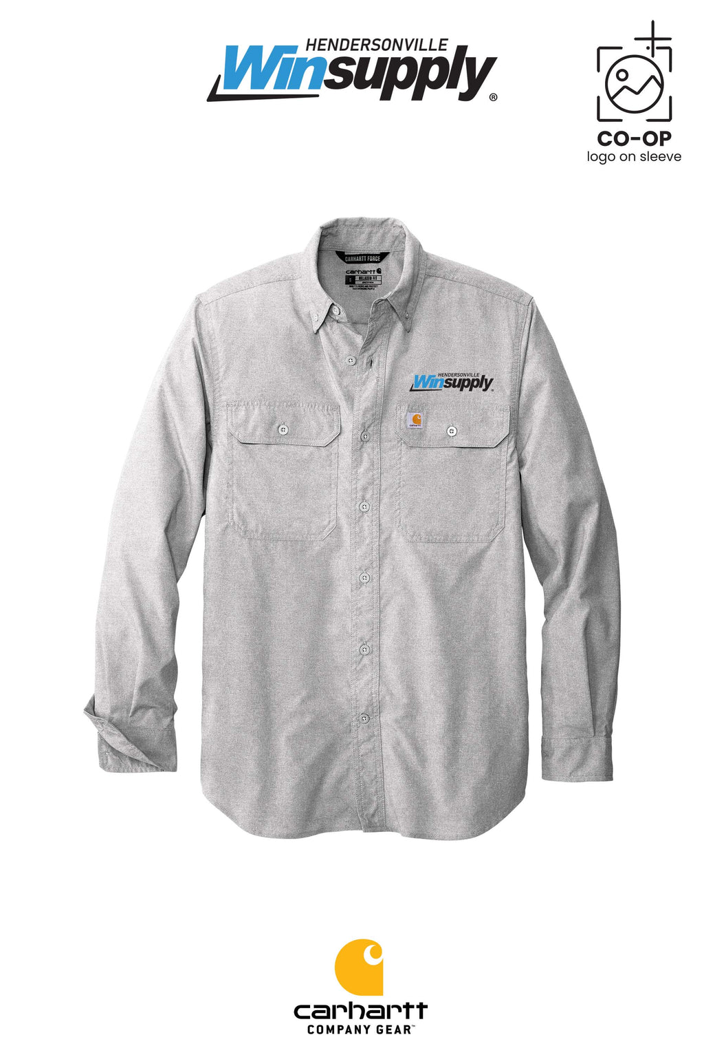 Carhartt Force® Solid Long Sleeve Shirt - Winsupply of Hendersonville