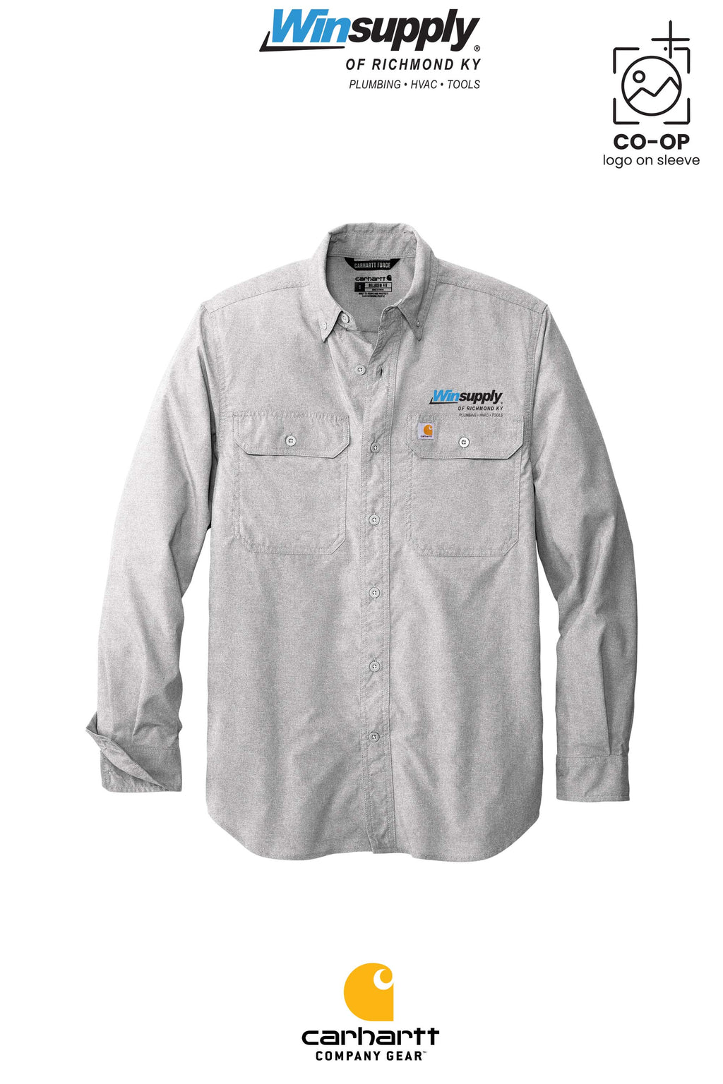 Carhartt Force® Solid Long Sleeve Shirt - Winsupply of Richmond KY
