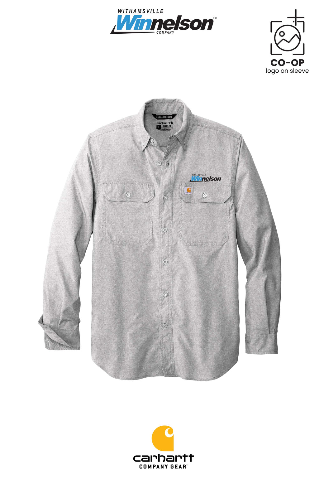 Carhartt Force® Solid Long Sleeve Shirt - Withamsville Winnelson