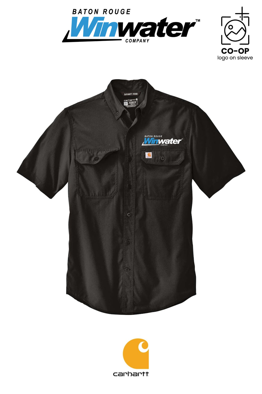 Carhartt Force® Solid Short Sleeve Shirt - Baton Rouge Winwater