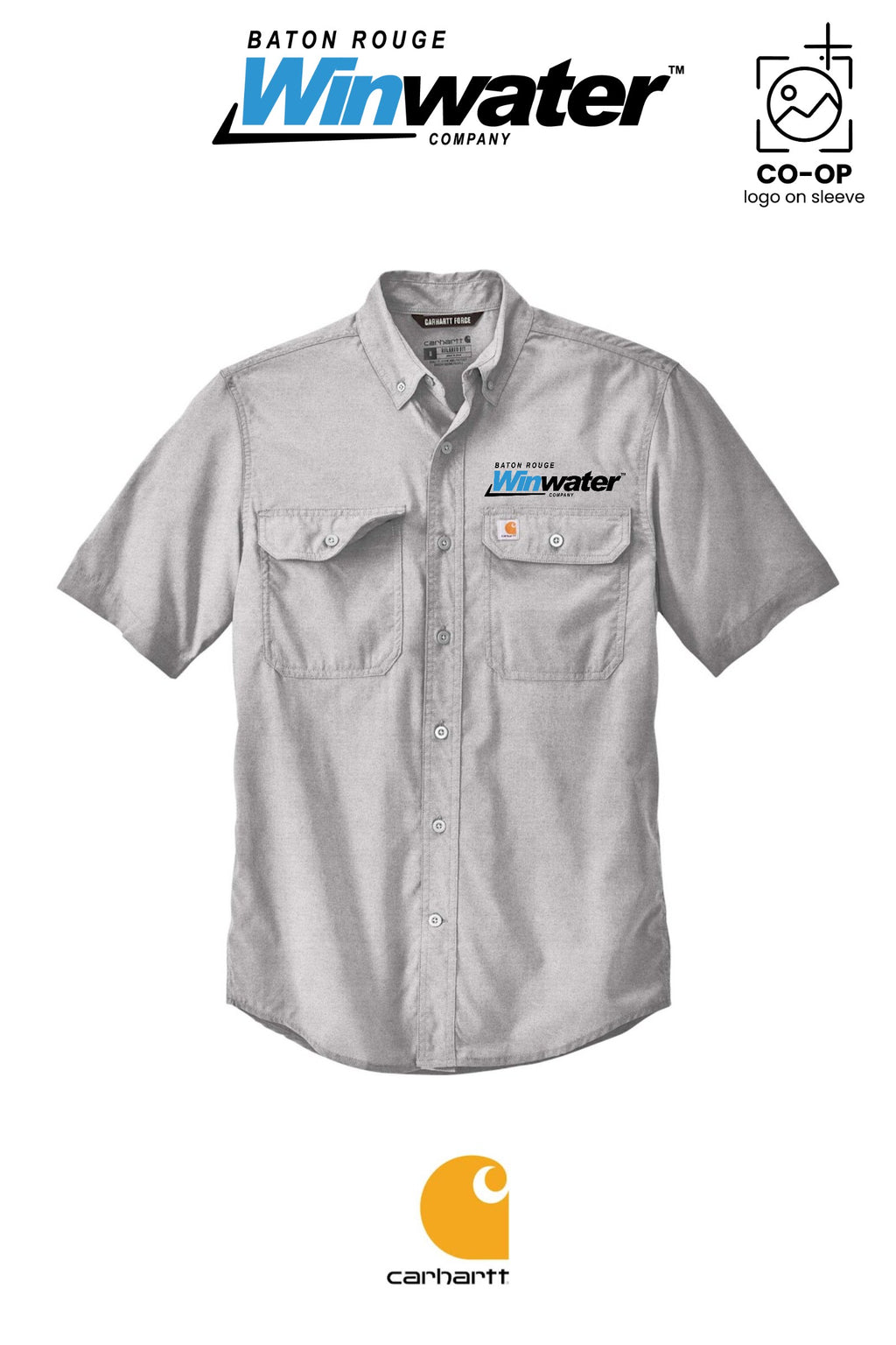 Carhartt Force® Solid Short Sleeve Shirt - Baton Rouge Winwater
