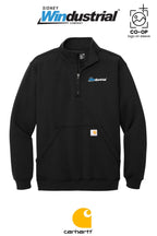 Carhartt® Midweight 1/4-Zip Mock Neck Sweatshirt - Sidney Windustrial