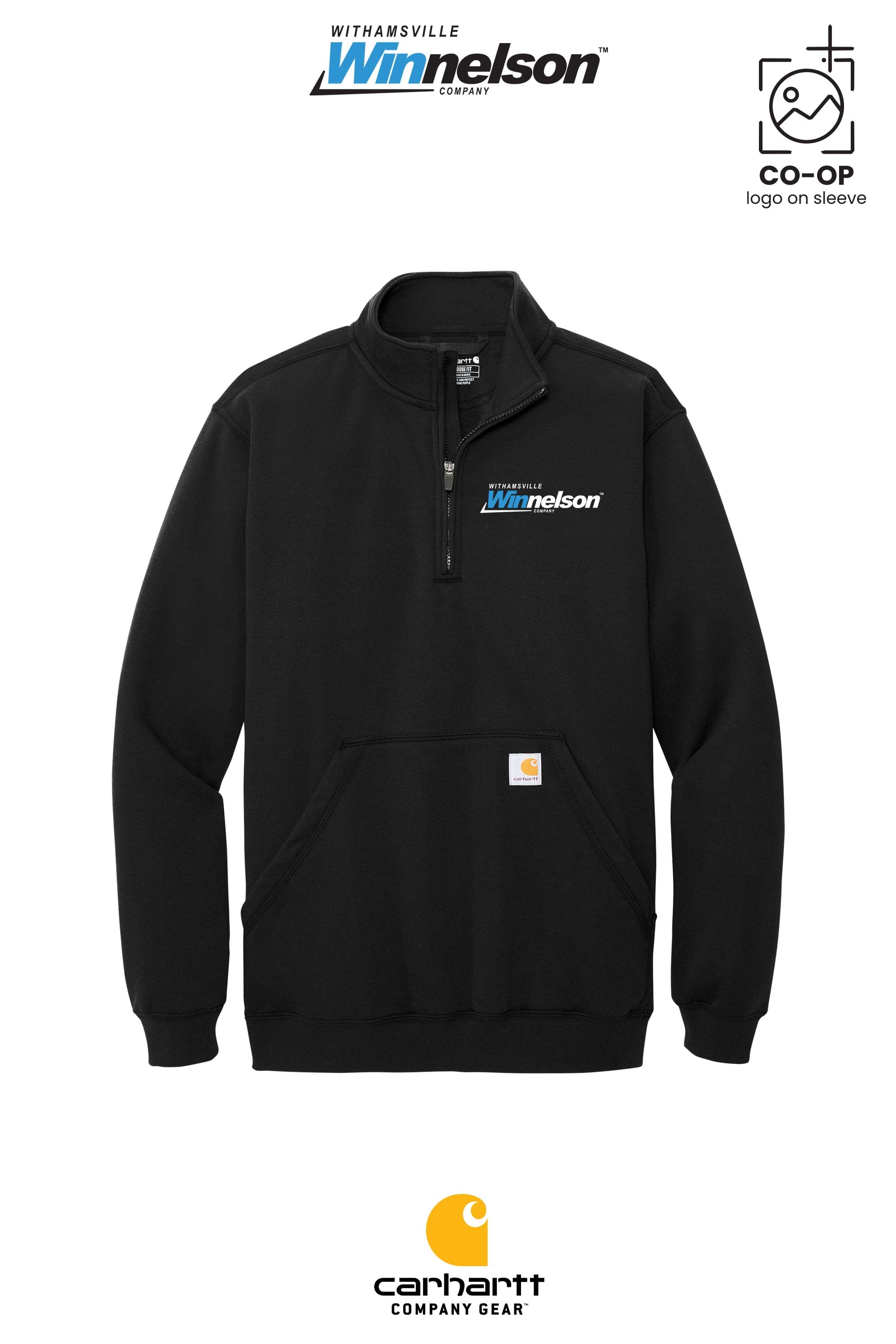 Carhartt® Midweight 1/4-Zip Mock Neck Sweatshirt - Withamsville Winnelson