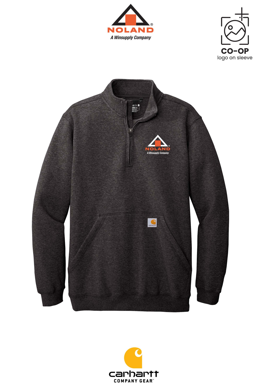 Carhartt® Midweight 1/4-Zip Mock Neck Sweatshirt - Noland of Augusta GA