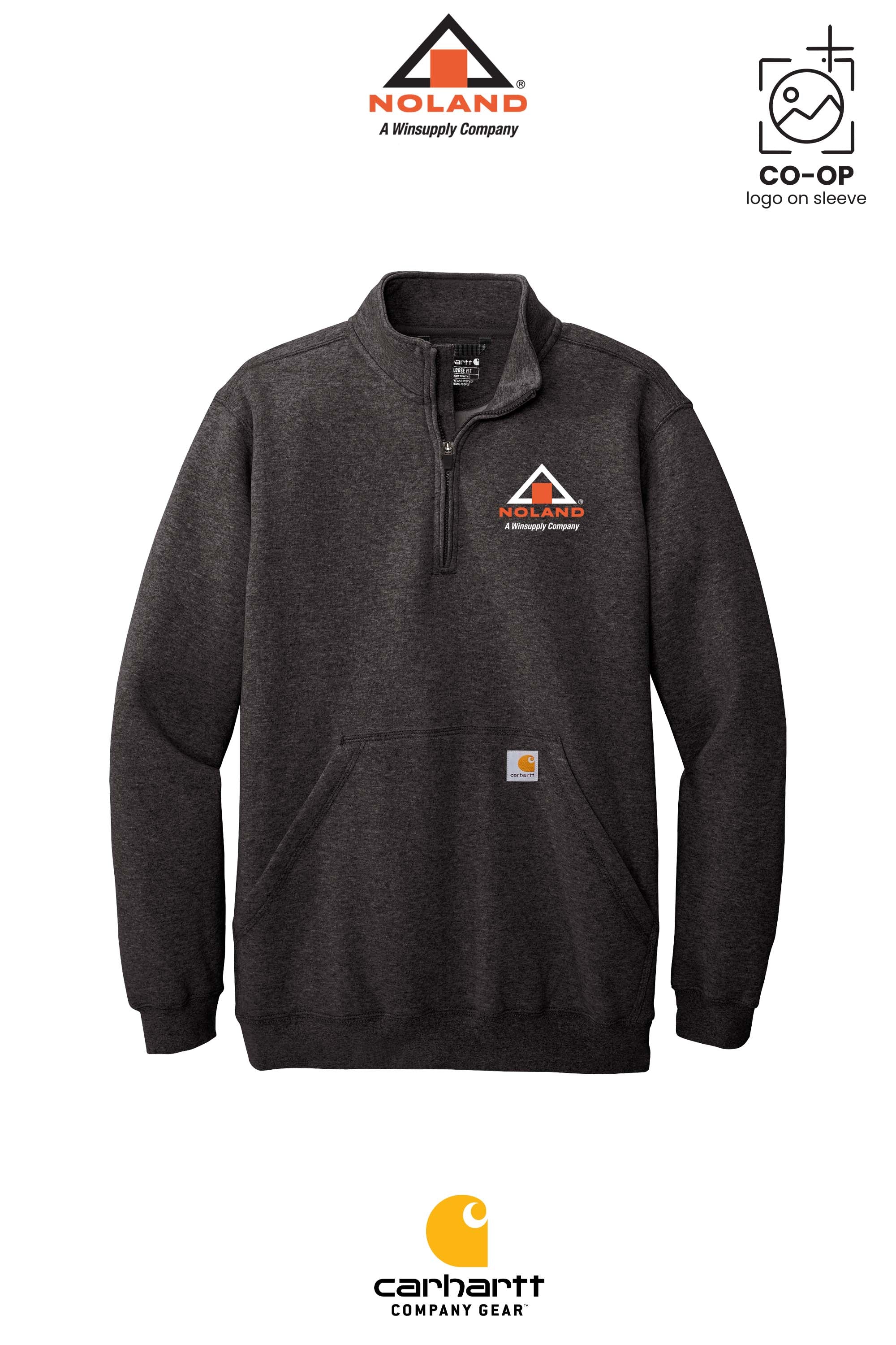 Carhartt® Midweight 1/4-Zip Mock Neck Sweatshirt - Noland of Augusta GA