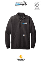 Carhartt® Midweight 1/4-Zip Mock Neck Sweatshirt - Winsupply Emerald City