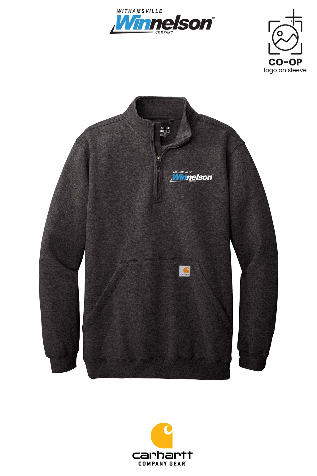 Carhartt® Midweight 1/4-Zip Mock Neck Sweatshirt - Withamsville Winnelson
