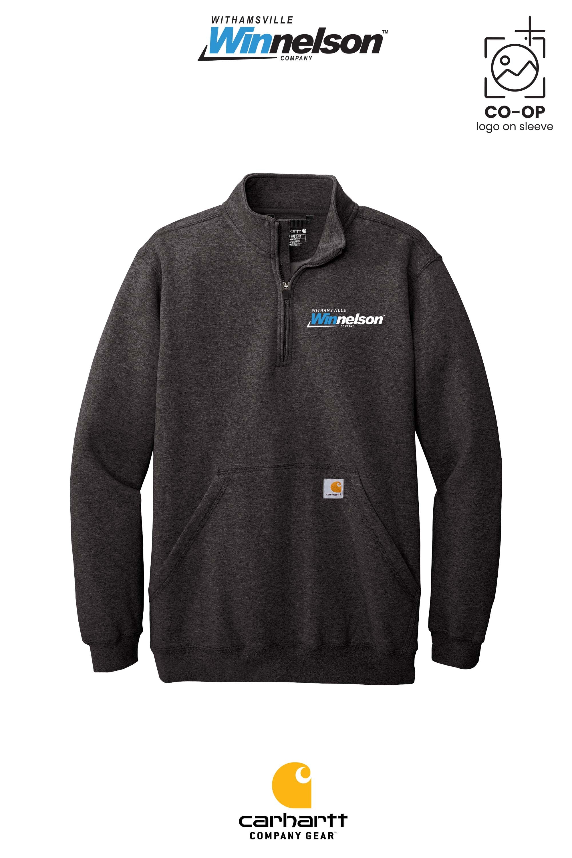 Carhartt® Midweight 1/4-Zip Mock Neck Sweatshirt - Withamsville Winnelson