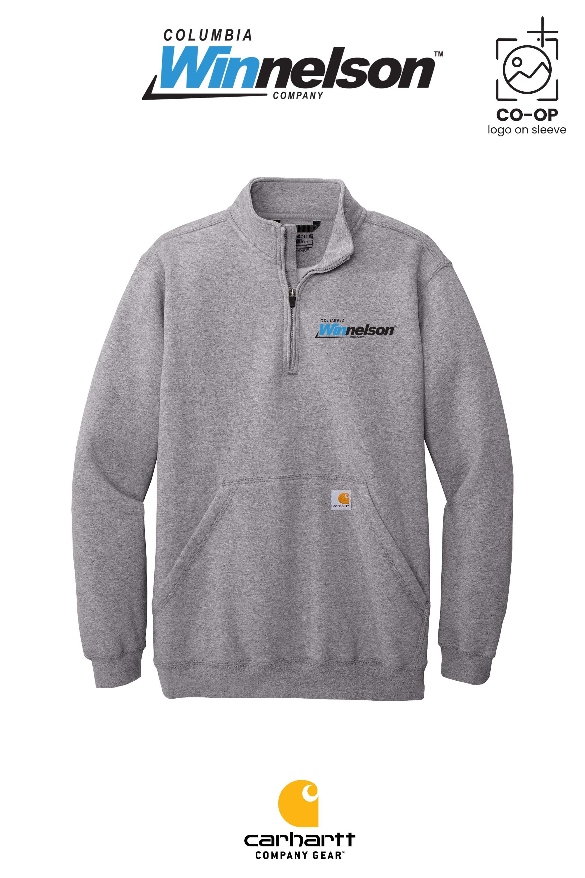 Carhartt® Midweight 1/4-Zip Mock Neck Sweatshirt - Columbia MO Winnelson