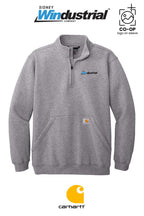 Carhartt® Midweight 1/4-Zip Mock Neck Sweatshirt - Sidney Windustrial