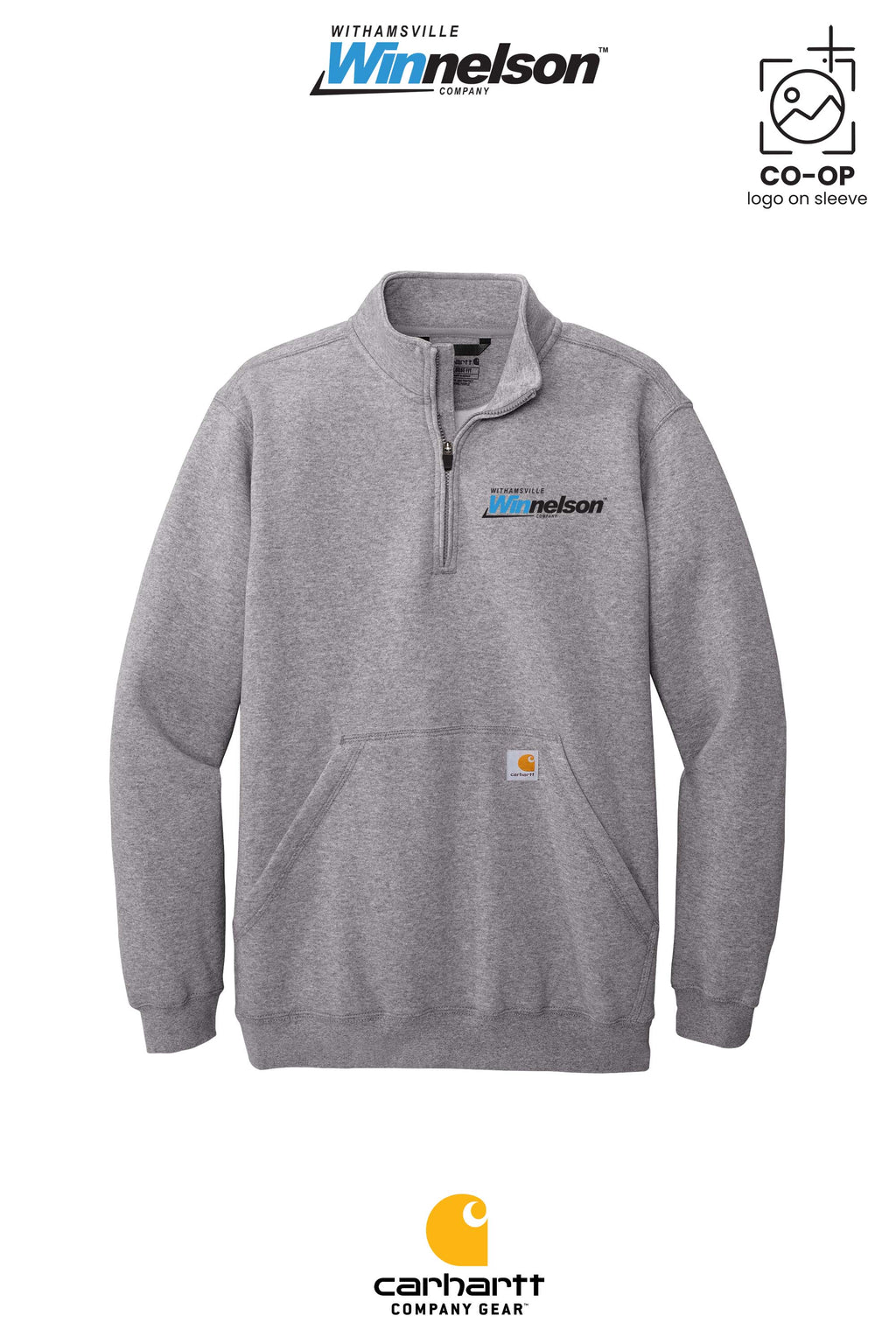 Carhartt® Midweight 1/4-Zip Mock Neck Sweatshirt - Withamsville Winnelson