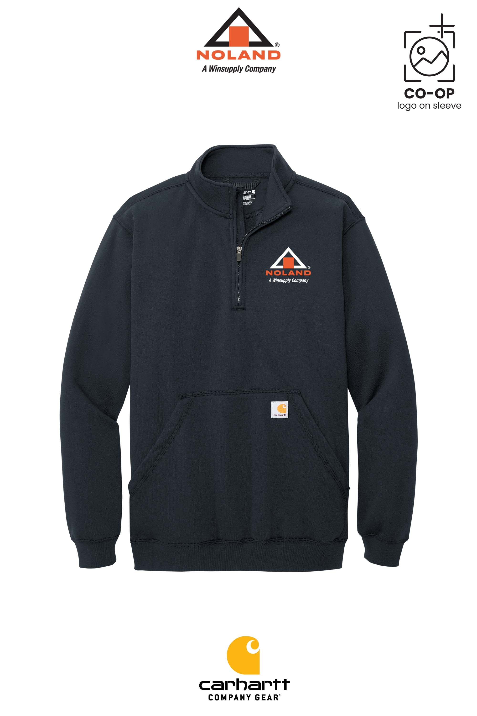 Carhartt® Midweight 1/4-Zip Mock Neck Sweatshirt - Noland of Augusta GA