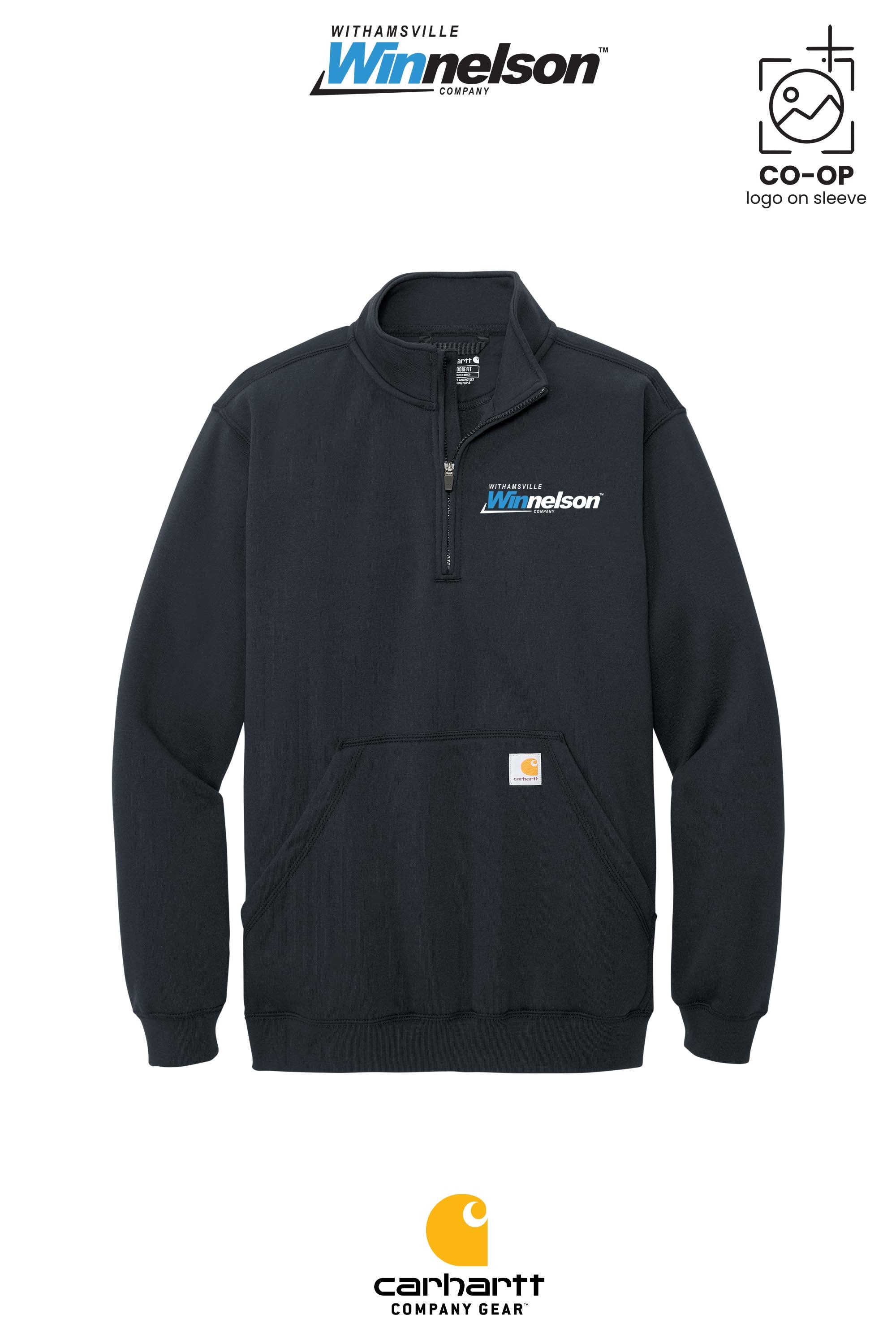 Carhartt® Midweight 1/4-Zip Mock Neck Sweatshirt - Withamsville Winnelson