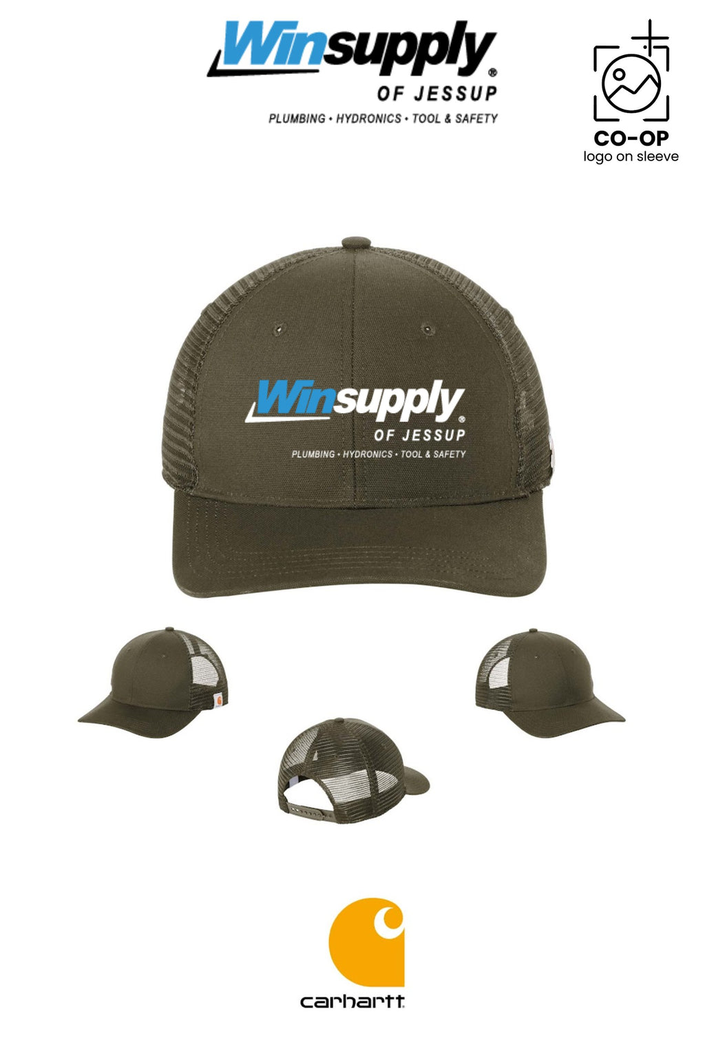 Carhartt® Canvas Mesh Back Cap - Winsupply of Jessup