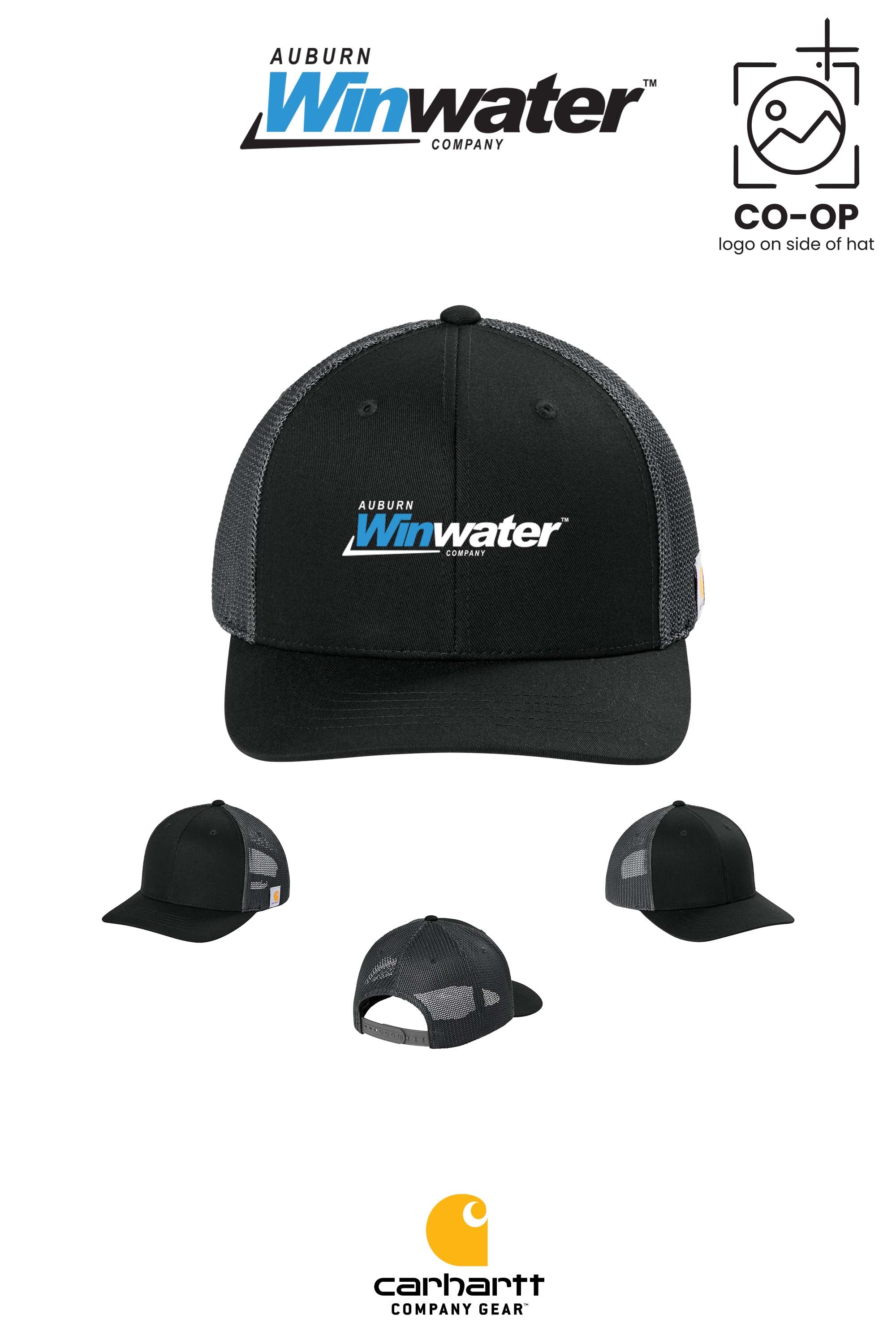 Carhartt® Flexfit 110® Mesh Back Cap - Auburn Winwater