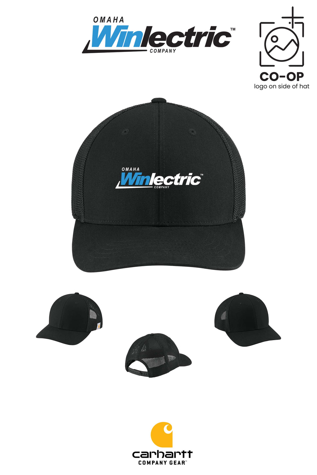 Carhartt® Flexfit 110® Mesh Back Cap - Omaha Winlectric