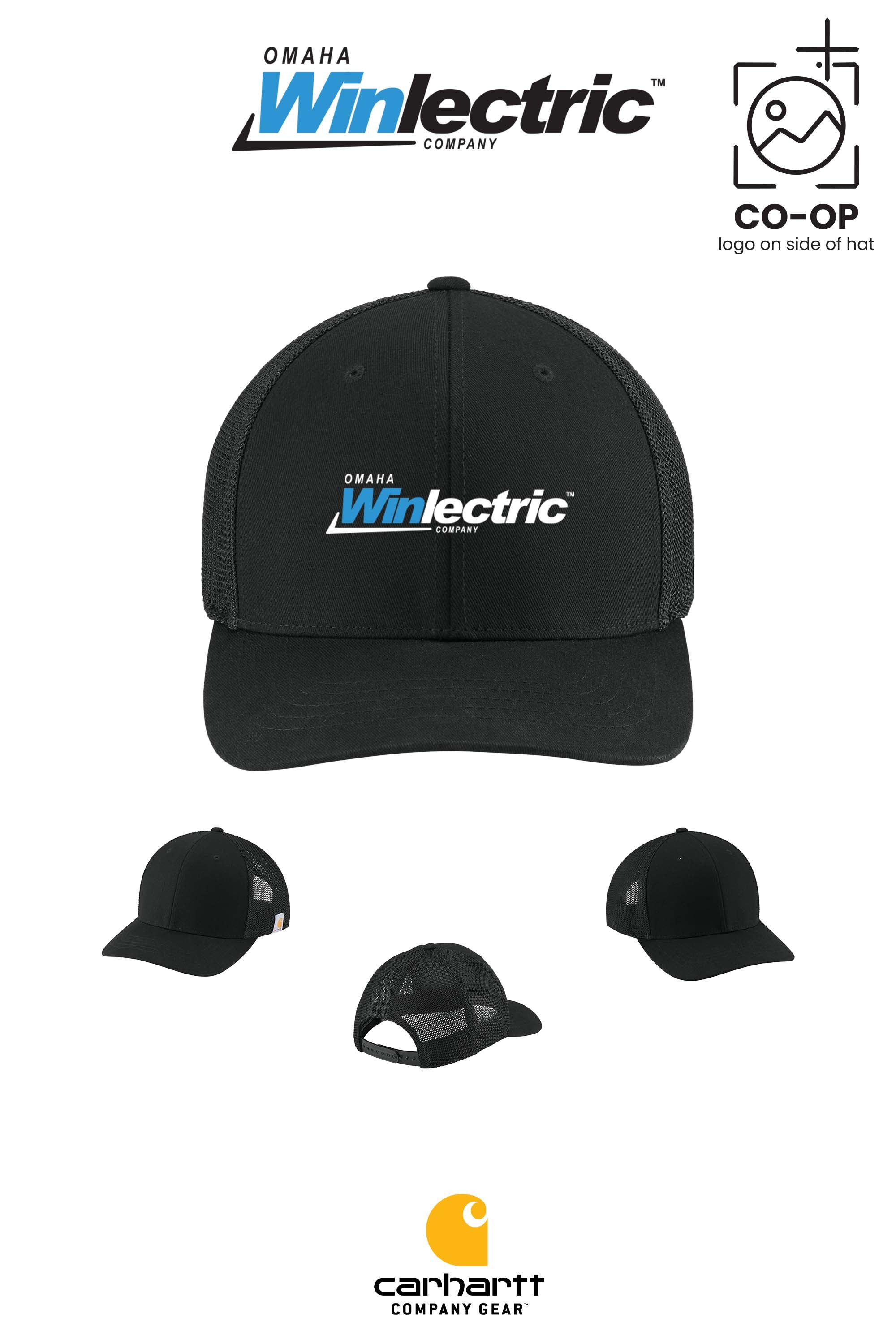 Carhartt® Flexfit 110® Mesh Back Cap - Omaha Winlectric