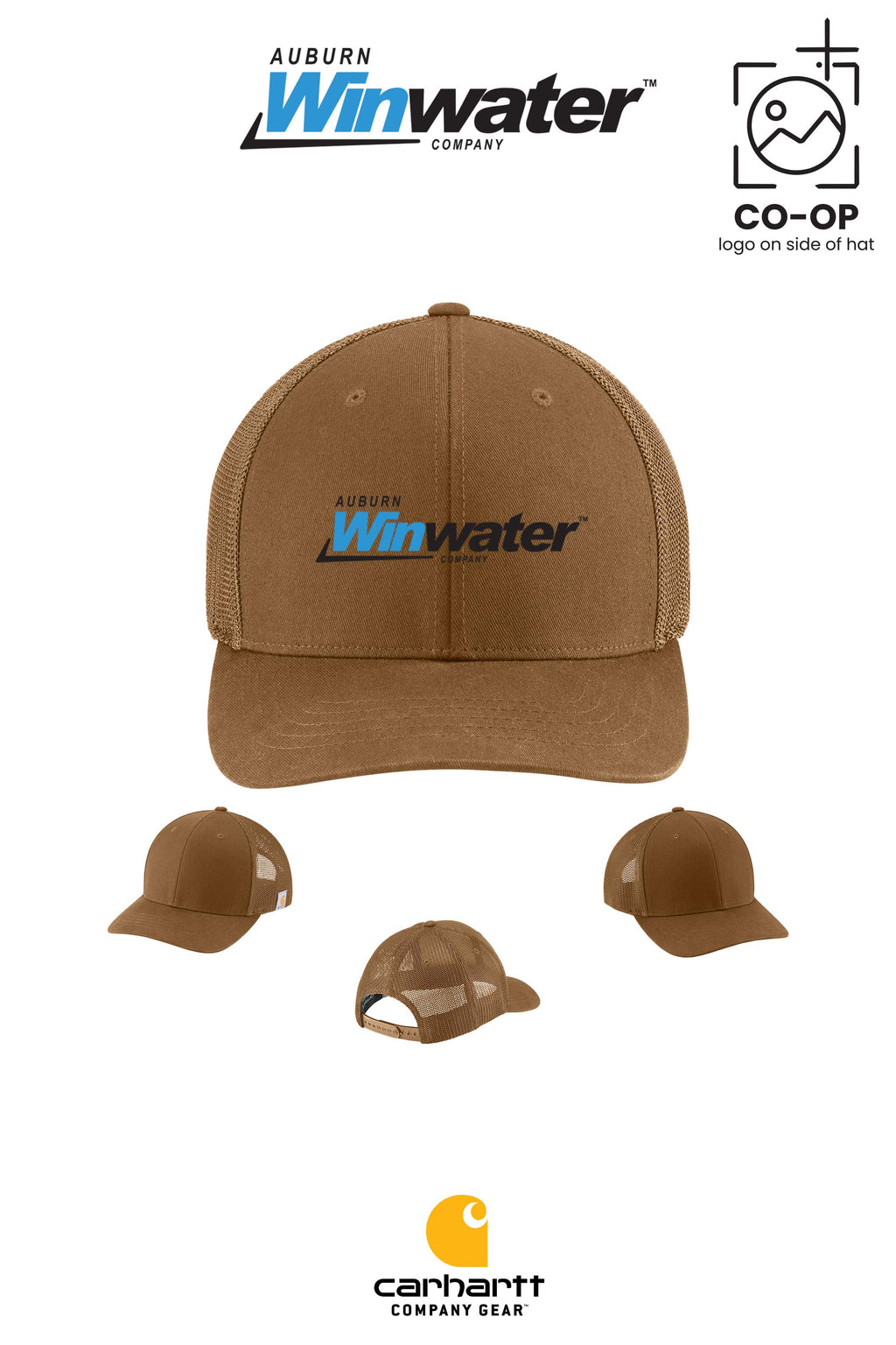 Carhartt® Flexfit 110® Mesh Back Cap - Auburn Winwater