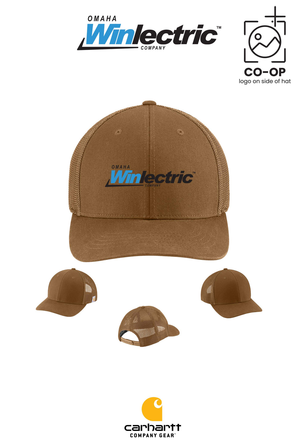 Carhartt® Flexfit 110® Mesh Back Cap - Omaha Winlectric