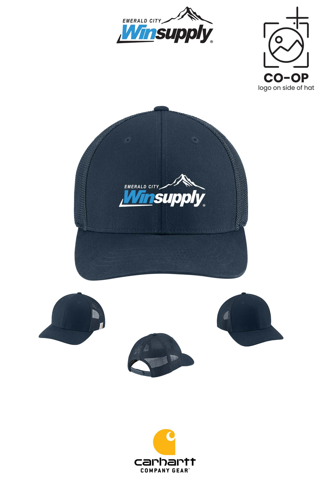 Carhartt® Flexfit 110® Mesh Back Cap - Winsupply Emerald City