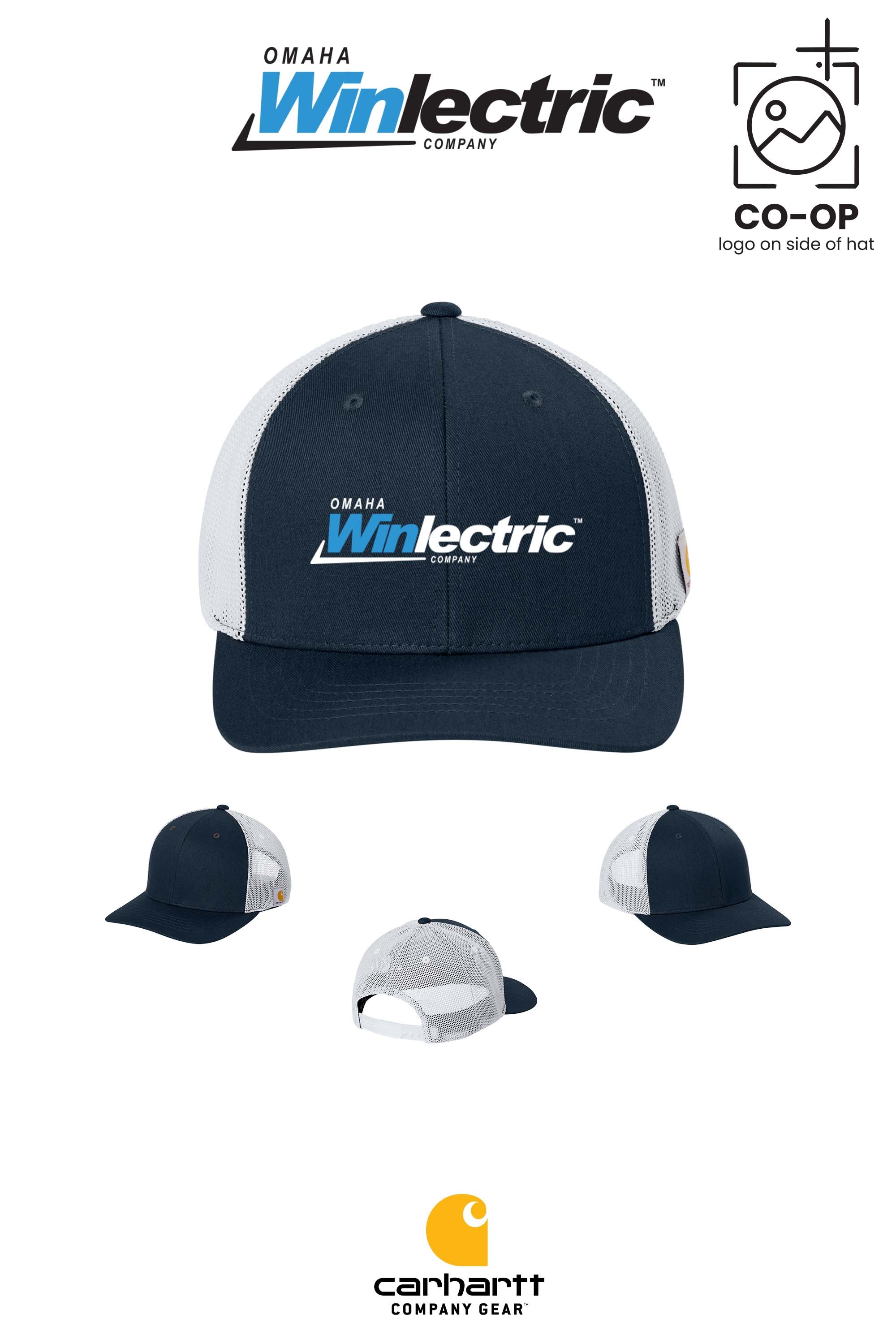 Carhartt® Flexfit 110® Mesh Back Cap - Omaha Winlectric
