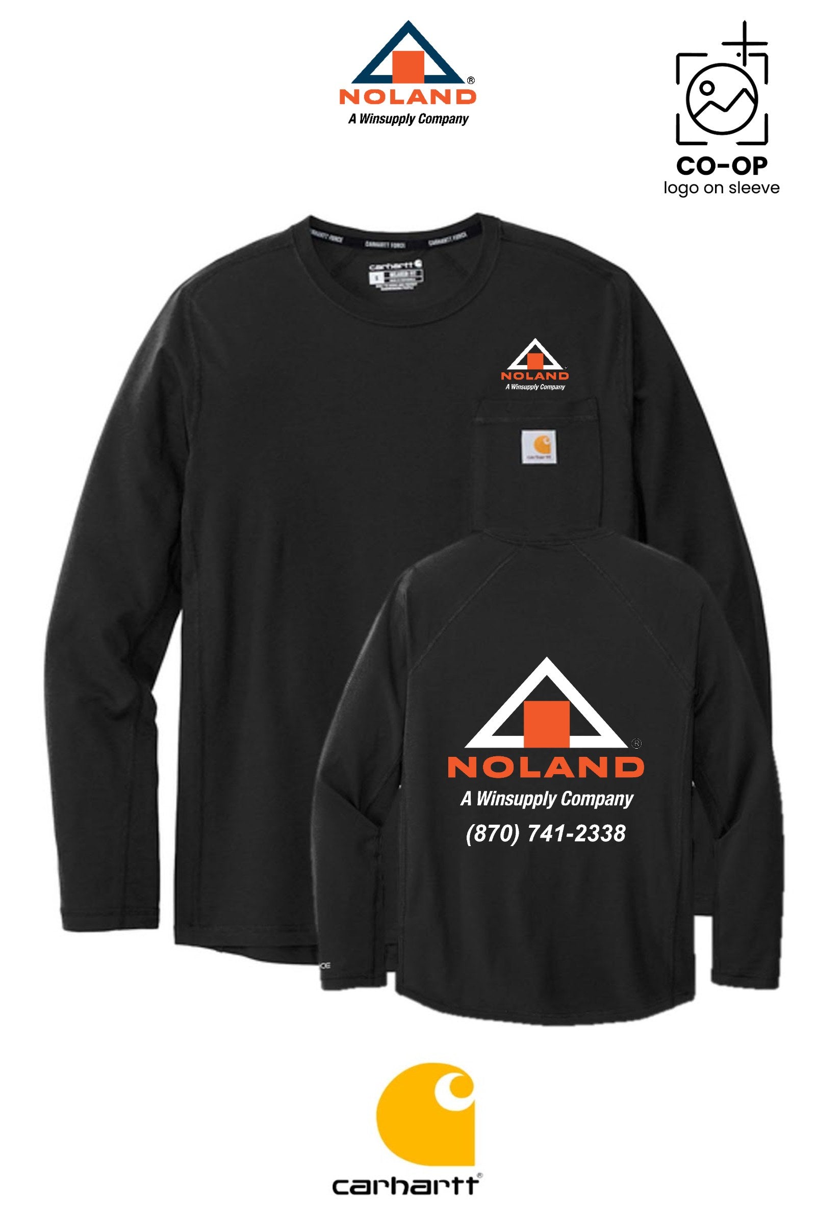 Carhartt Force® Long Sleeve Pocket T-Shirt - Harrison Noland