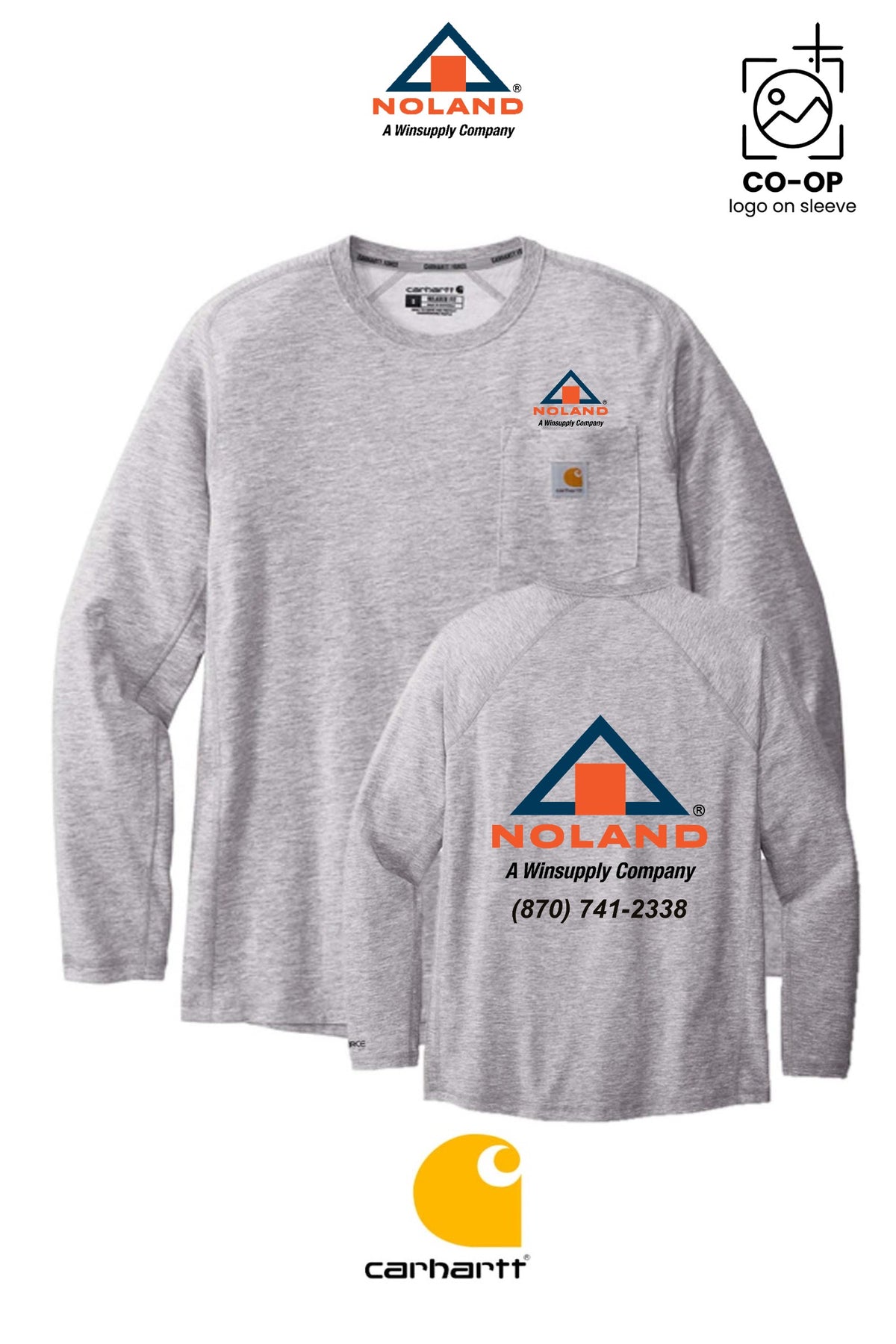 Carhartt Force® Long Sleeve Pocket T-Shirt - Harrison Noland