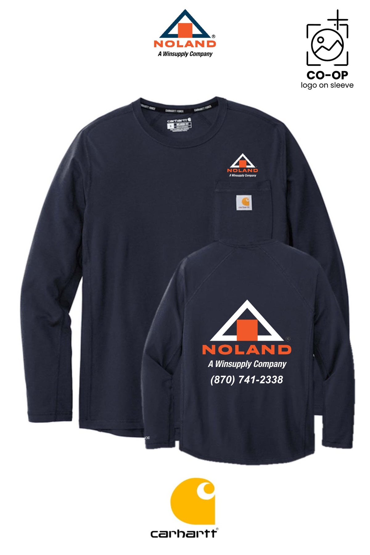 Carhartt Force® Long Sleeve Pocket T-Shirt - Harrison Noland