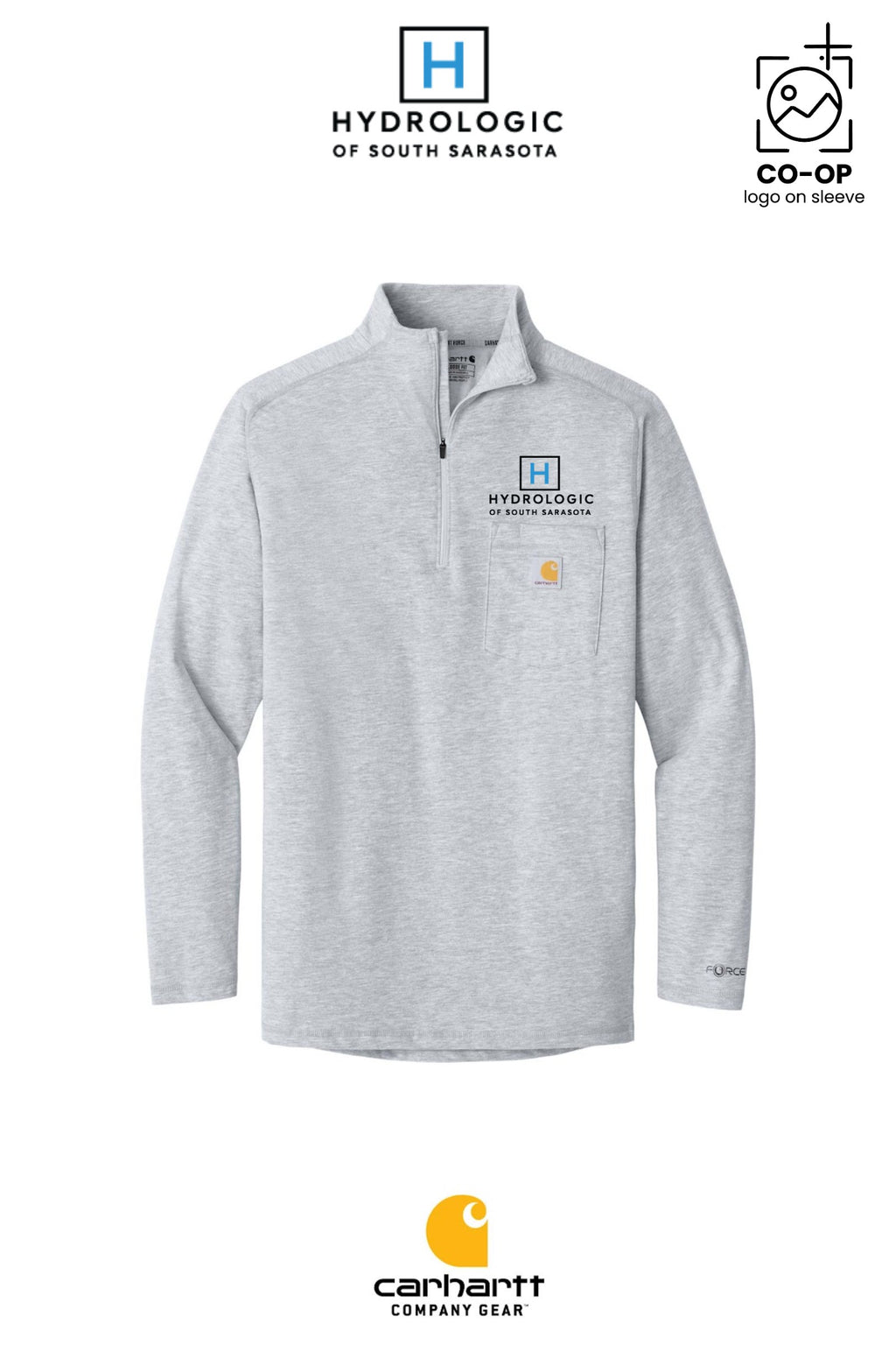 Carhartt Force® 1/4-Zip Long Sleeve T-Shirt - Winsupply Sarasota FL Co.