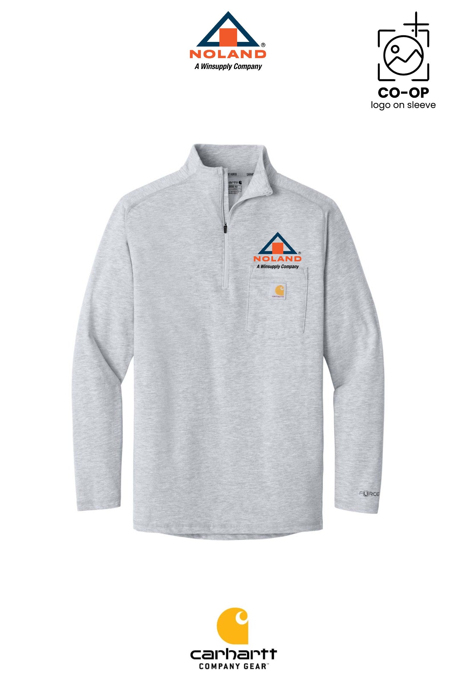 Carhartt Force® 1/4-Zip Long Sleeve T-Shirt - Harrison Noland